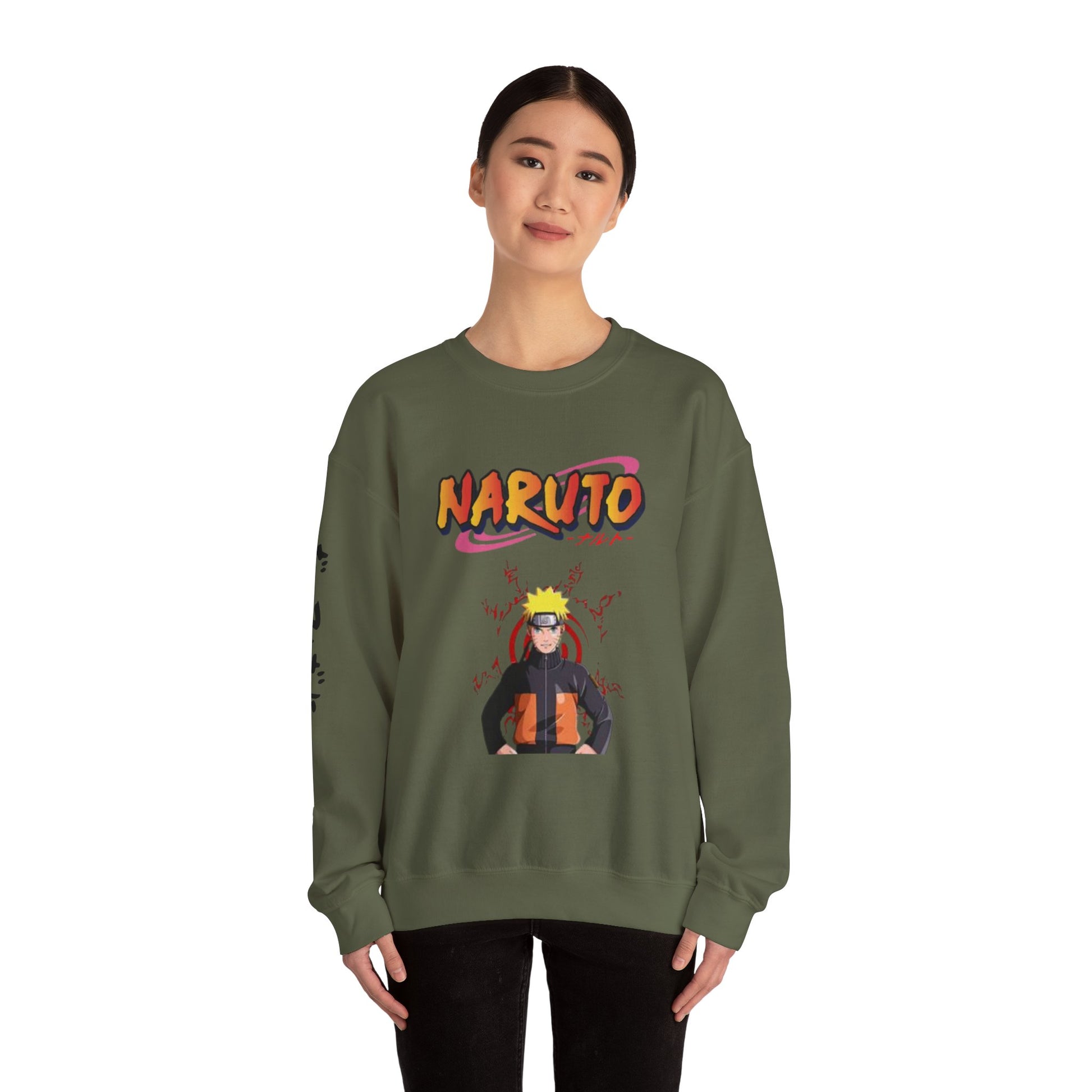 Naruto Inspired Unisex Crewneck Sweatshirt, Anime Apparel, Gift for Fans, Cozy Fashion, Streetwear, Casual Style