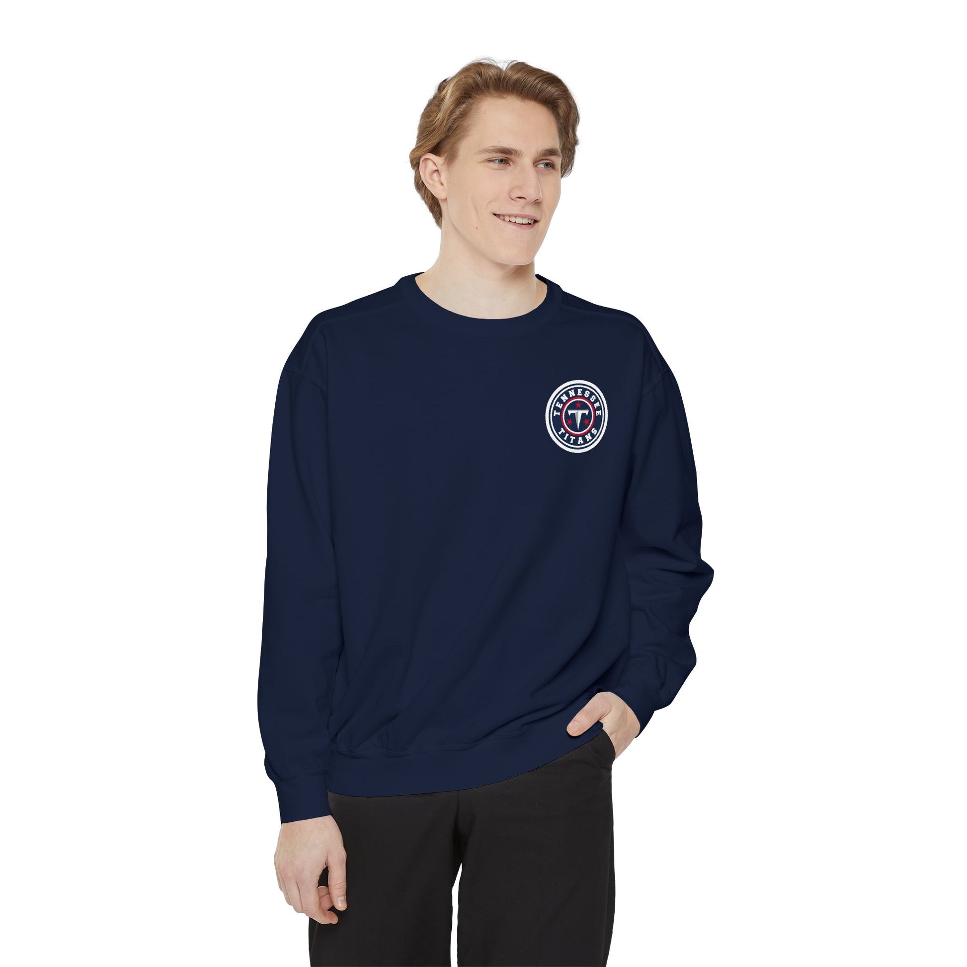 DC Titans Graphic Unisex Sweatshirt, Cozy Sweatshirt for Fans, Perfect Gift for Birthdays, Comfy Spring Fashion, Casual Layering Piece