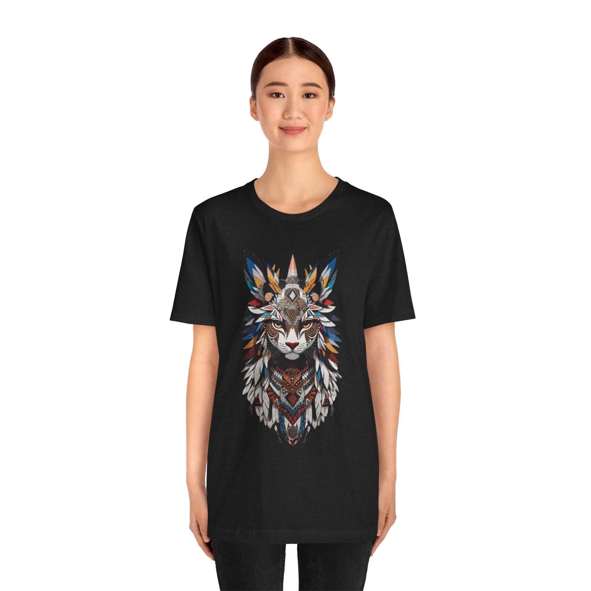 Boho Fox Graphic Tee, Unisex Tee for Nature Lovers, Animal Art Shirt, Eco-Friendly Apparel, Gift for Wildlife Enthusiasts