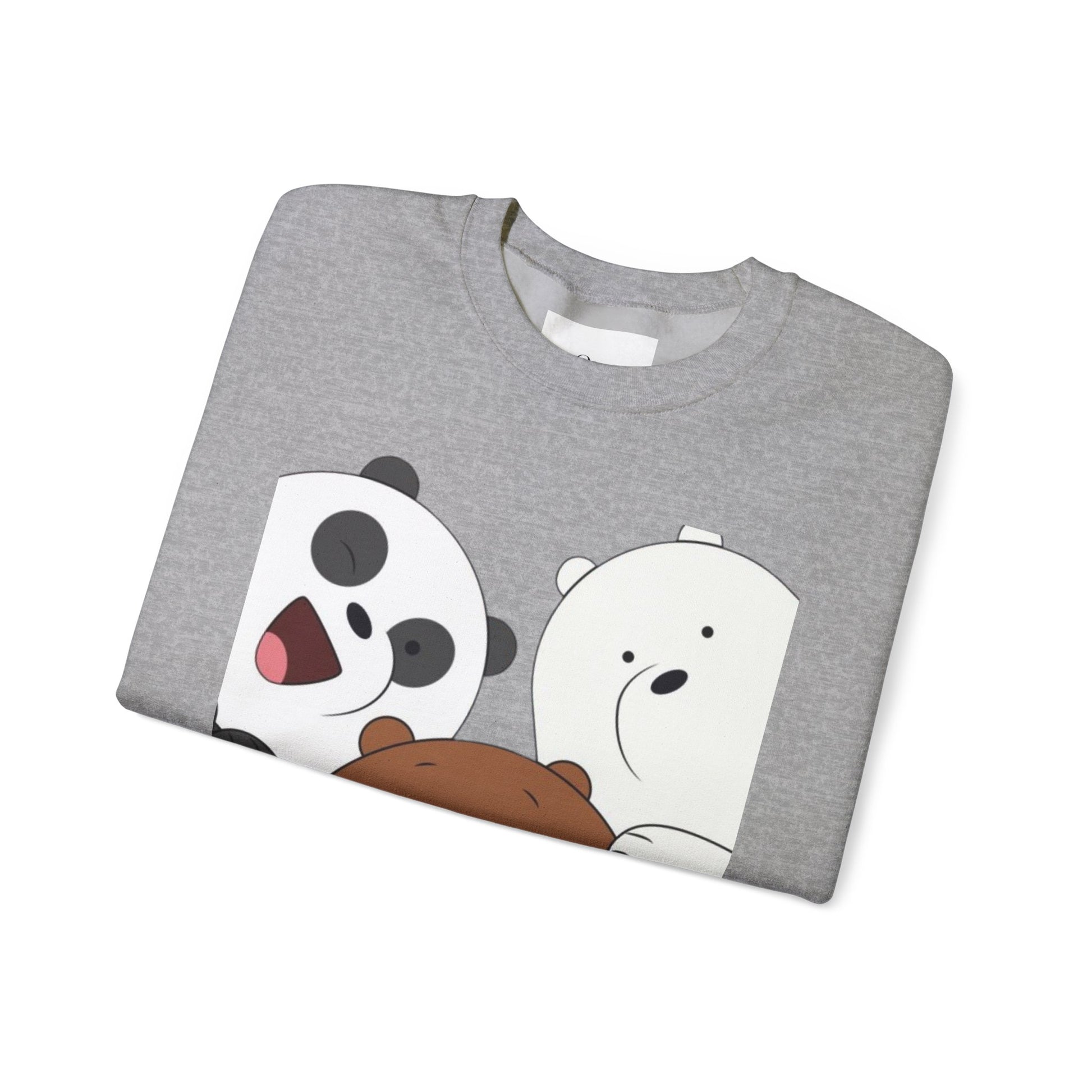 Cute Animal Friends Crewneck Sweatshirt, Cozy Sweatshirt, Gift for Animal Lovers, Funny Crewneck, Cute Cartoon Sweatshirt, Winter Fashion