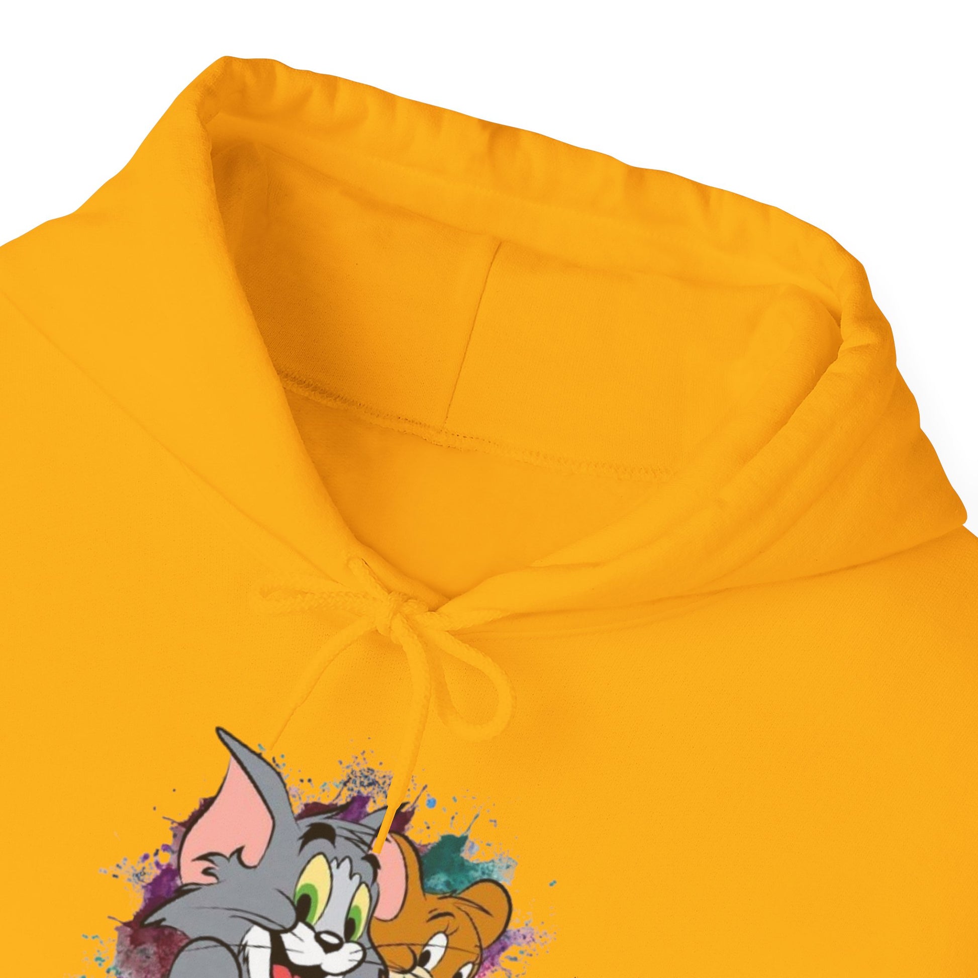 Tom and Jerry Unisex Hoodie - Vintage Cartoon Sweatshirt for Fans, Cozy Gift for Birthdays, Perfect for All Seasons, Casual Wear