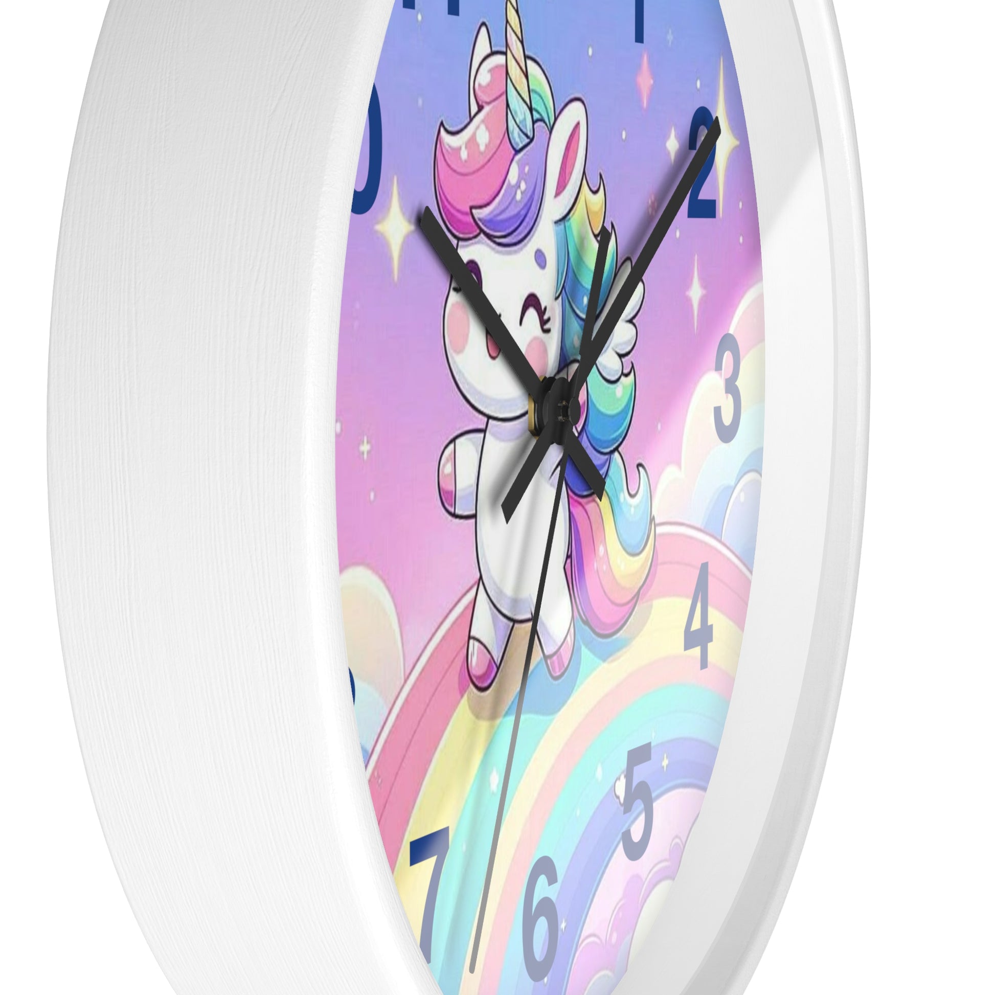 Whimsical Unicorn Wall Clock, Cute Home Decor, Gift for Kids, Fantasy Room Accent, Unicorn Lovers' Decor