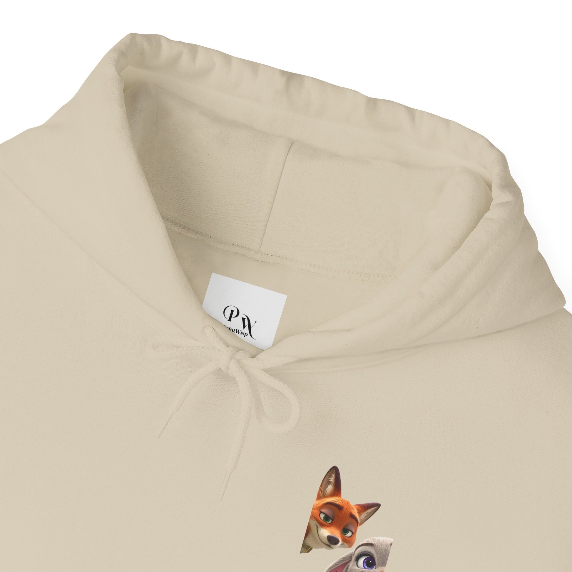 Cozy Animal Friends Hoodie, Cute Animal Sweatshirt, Unisex Graphic Sweatshirt, Perfect Gift for Animal Lovers, Fun Layering Piece