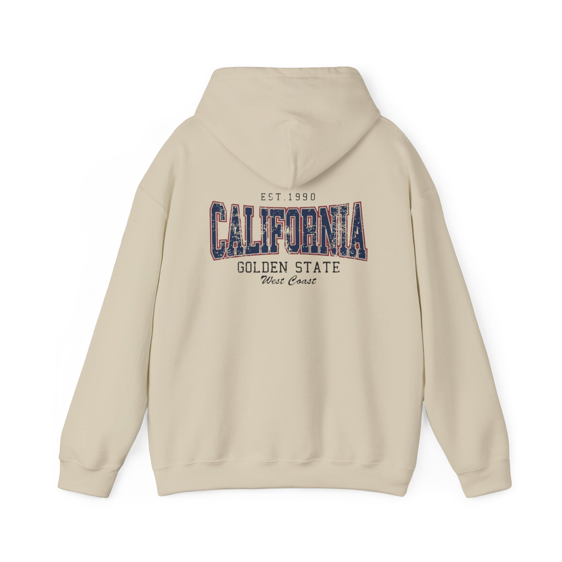 cool print California Unisex Heavy Blend™ Hoodie - Cozy Graphic Pullover for Casual Days, Gift for Friends & Family, Perfect for Holidays