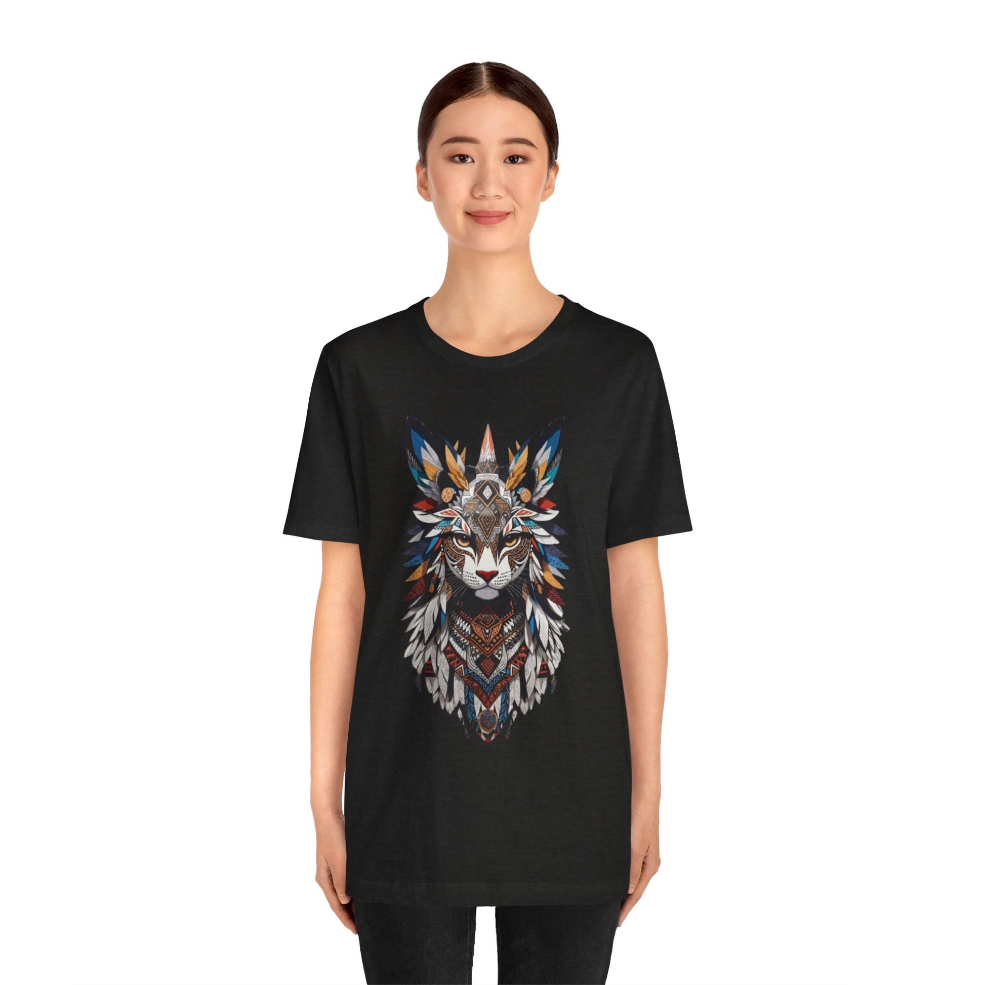 Boho Fox Graphic Tee, Unisex Tee for Nature Lovers, Animal Art Shirt, Eco-Friendly Apparel, Gift for Wildlife Enthusiasts