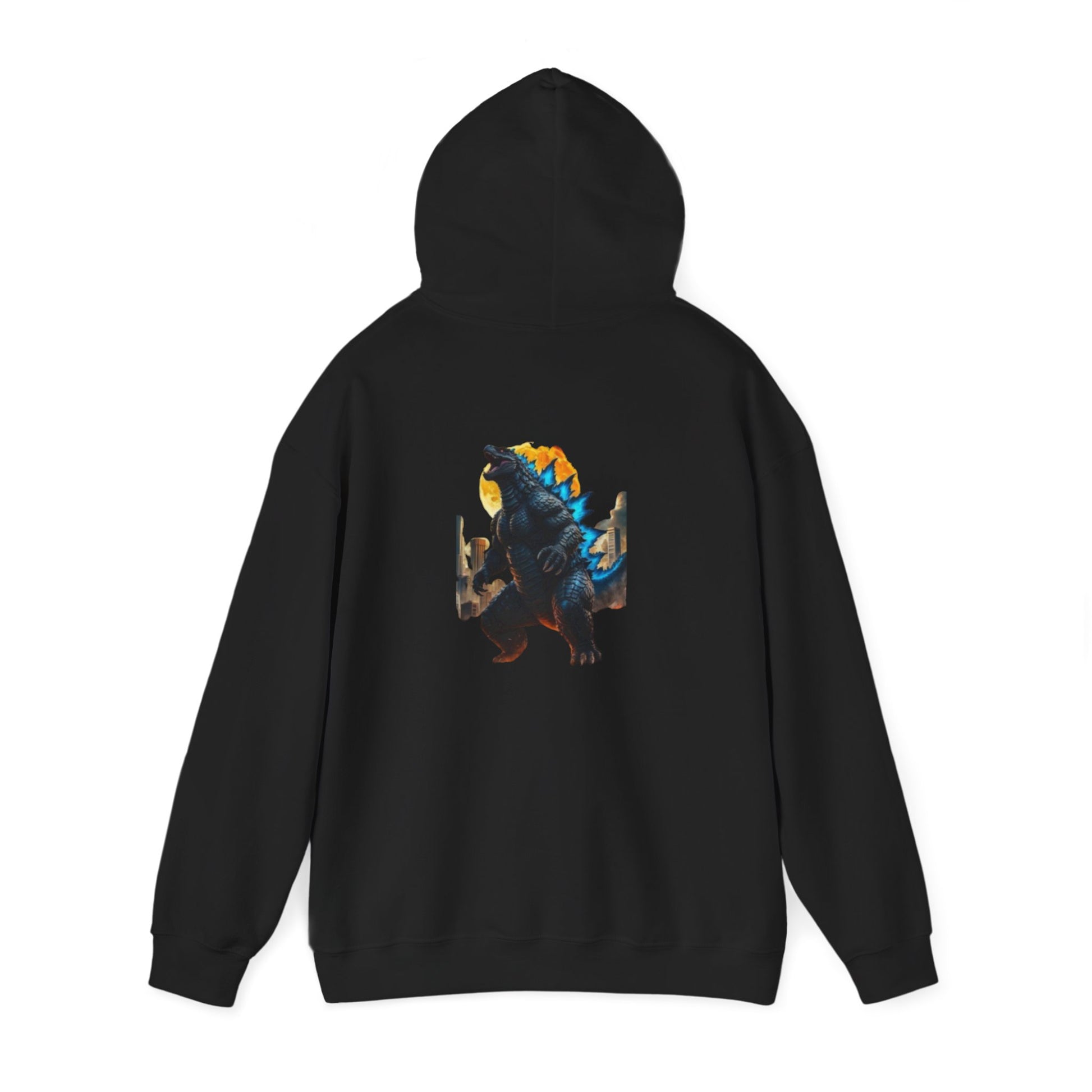 GODZILLA Unisex Heavy Blend Hooded Sweatshirt, Movie Merchandise, Geek Fashion, Comfort Wear, Gift for Fan
