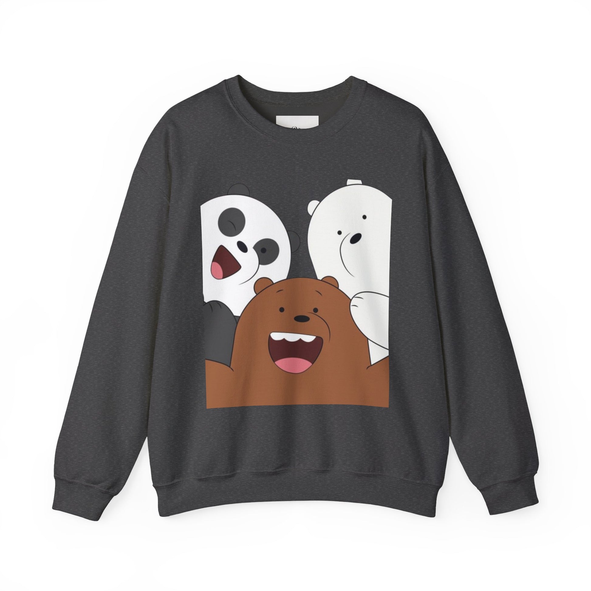 Cute Animal Friends Crewneck Sweatshirt, Cozy Sweatshirt, Gift for Animal Lovers, Funny Crewneck, Cute Cartoon Sweatshirt, Winter Fashion