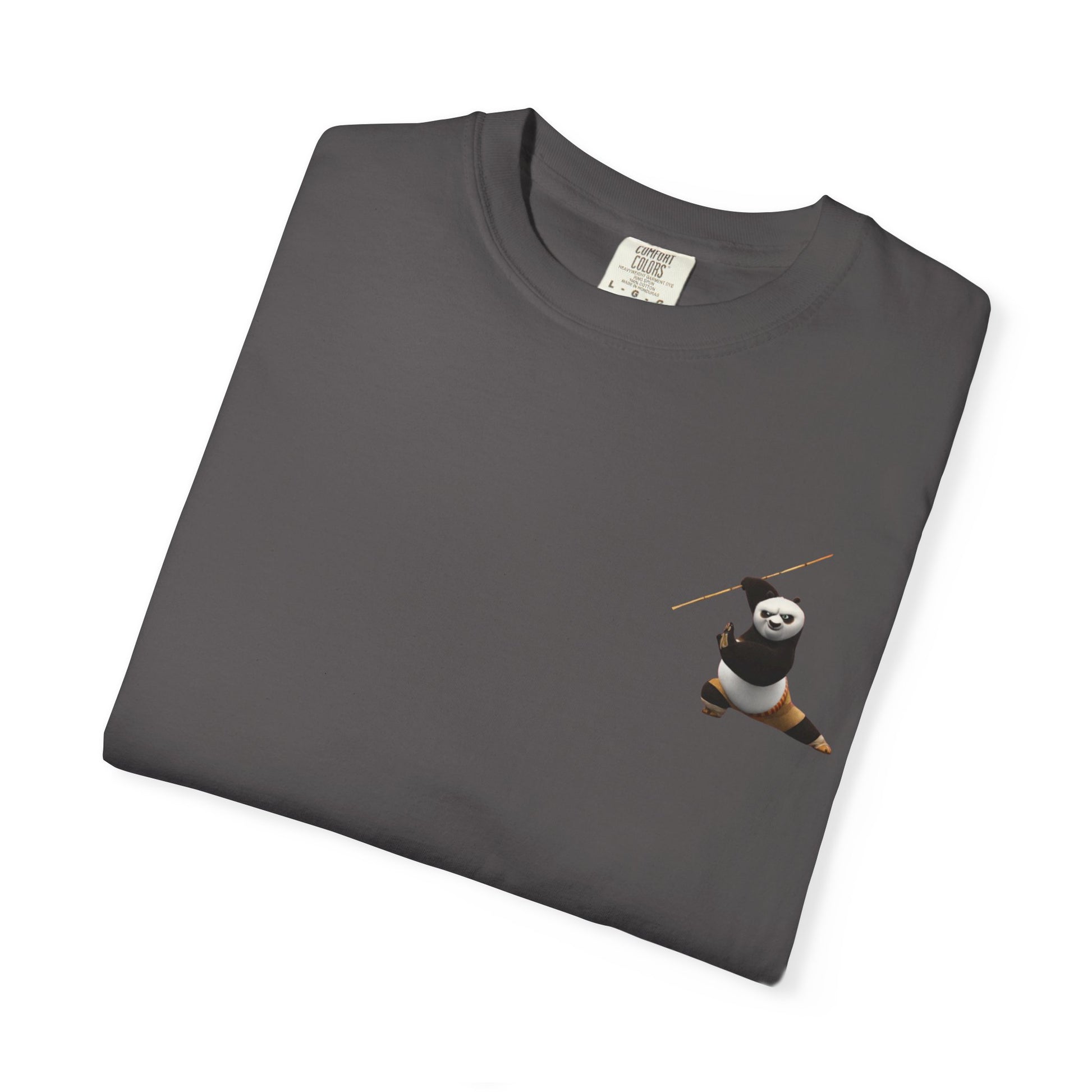 Kung Fu Panda Unisex Garment-Dyed T-Shirt, Cute Panda Tee, Movie Merchandise, Casual Wear, Gift for Fans