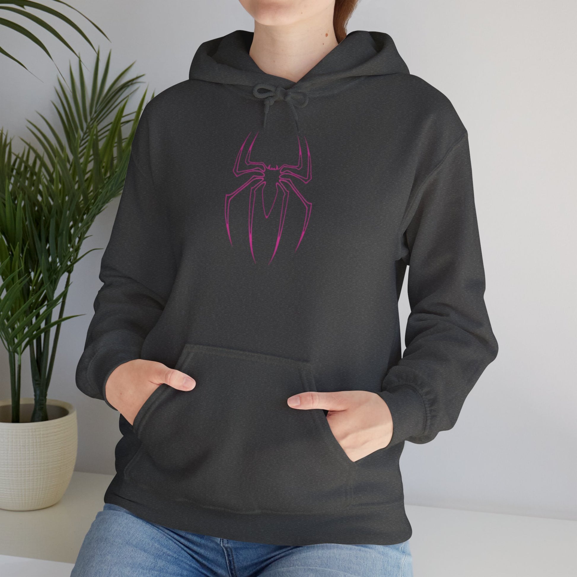 Spider-Inspired Unisex Hoodie for Fans, Stylish Graphic Sweatshirt, Perfect Gift for Comic Lovers, Cozy Casual Wear, Halloween Costume