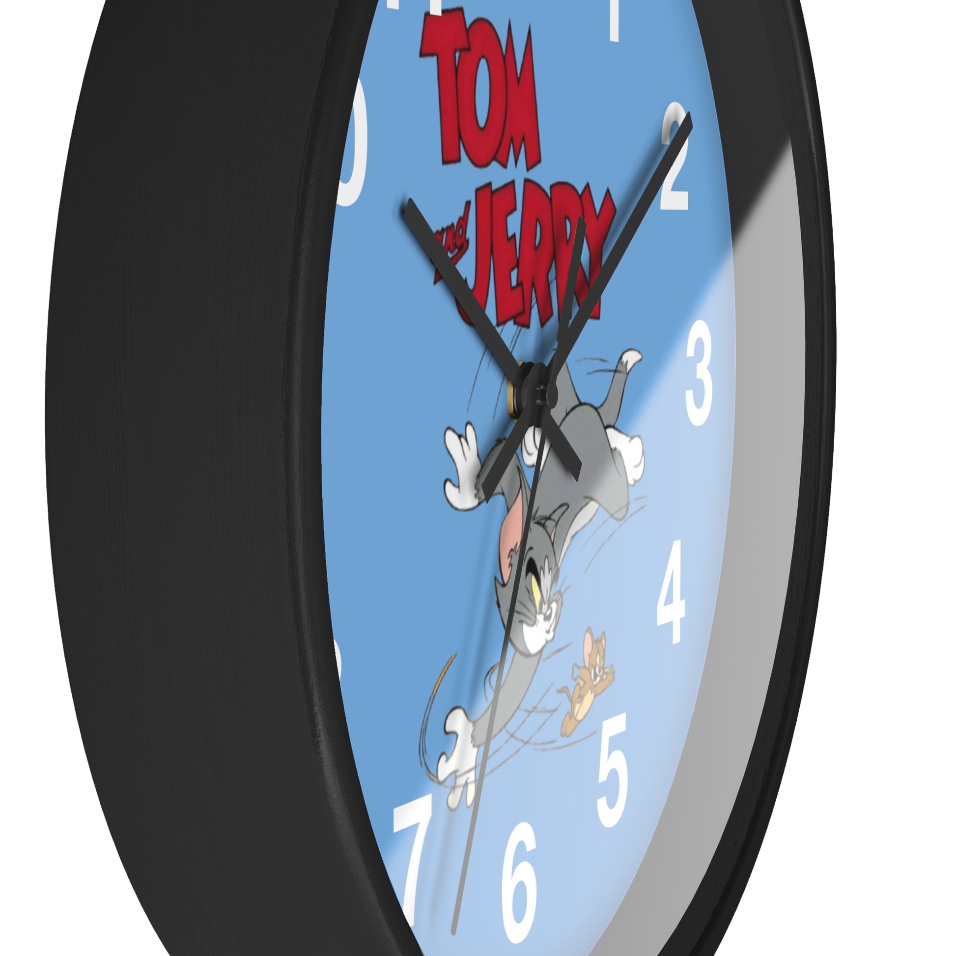 Tom and Jerry Wall Clock, Cartoon Clock, Retro Decor, Kids Room Accessories, Unique Gift, Home Office Wall Art