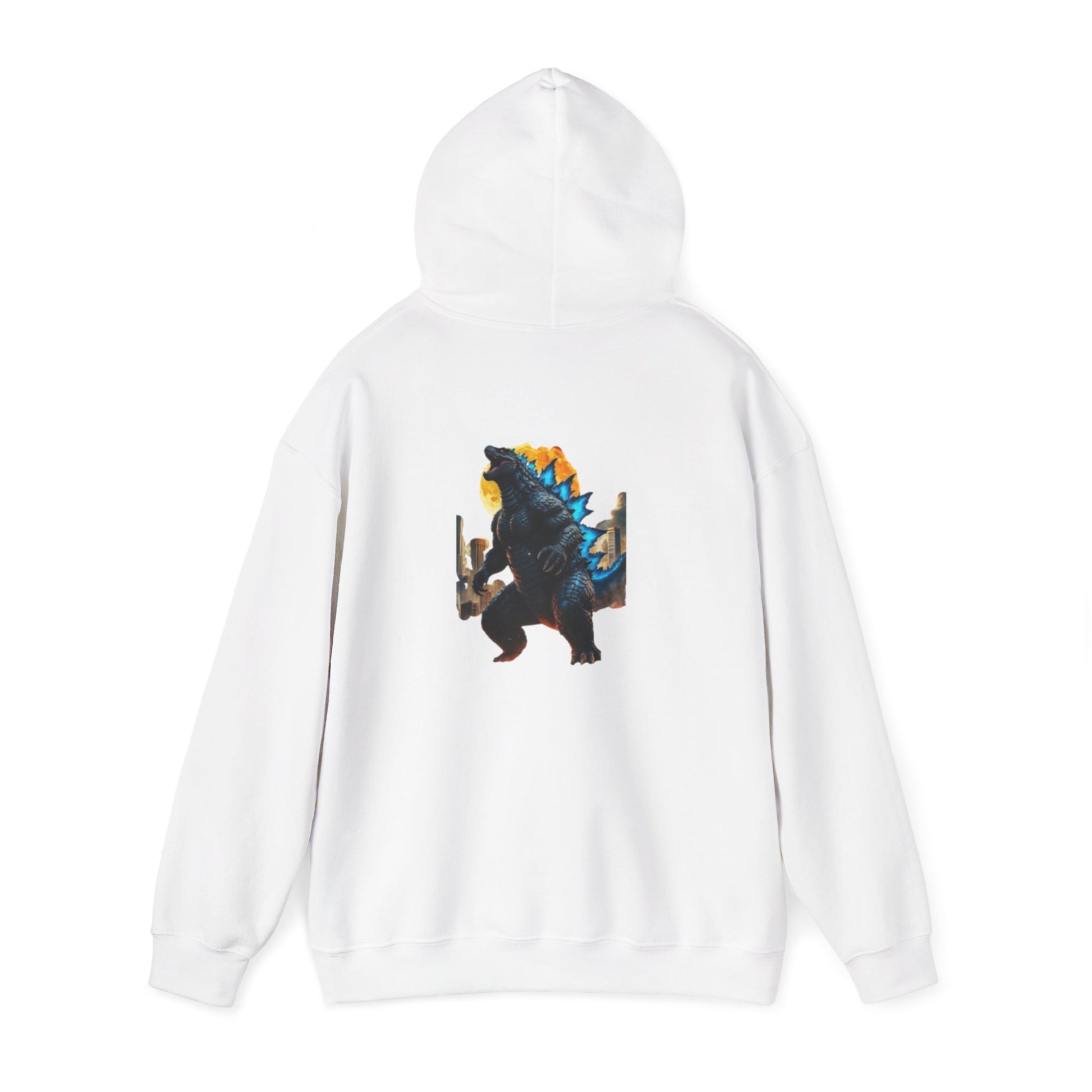 GODZILLA Unisex Heavy Blend Hooded Sweatshirt, Movie Merchandise, Geek Fashion, Comfort Wear, Gift for Fan