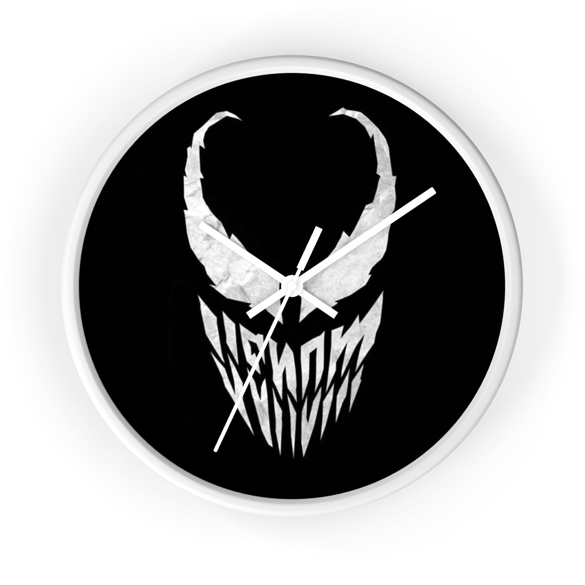 Venom-Inspired Wall Clock, Superhero Decor for Fans, Unique Gift for Comic Lovers, Modern Home Accent, Perfect for Gaming Rooms