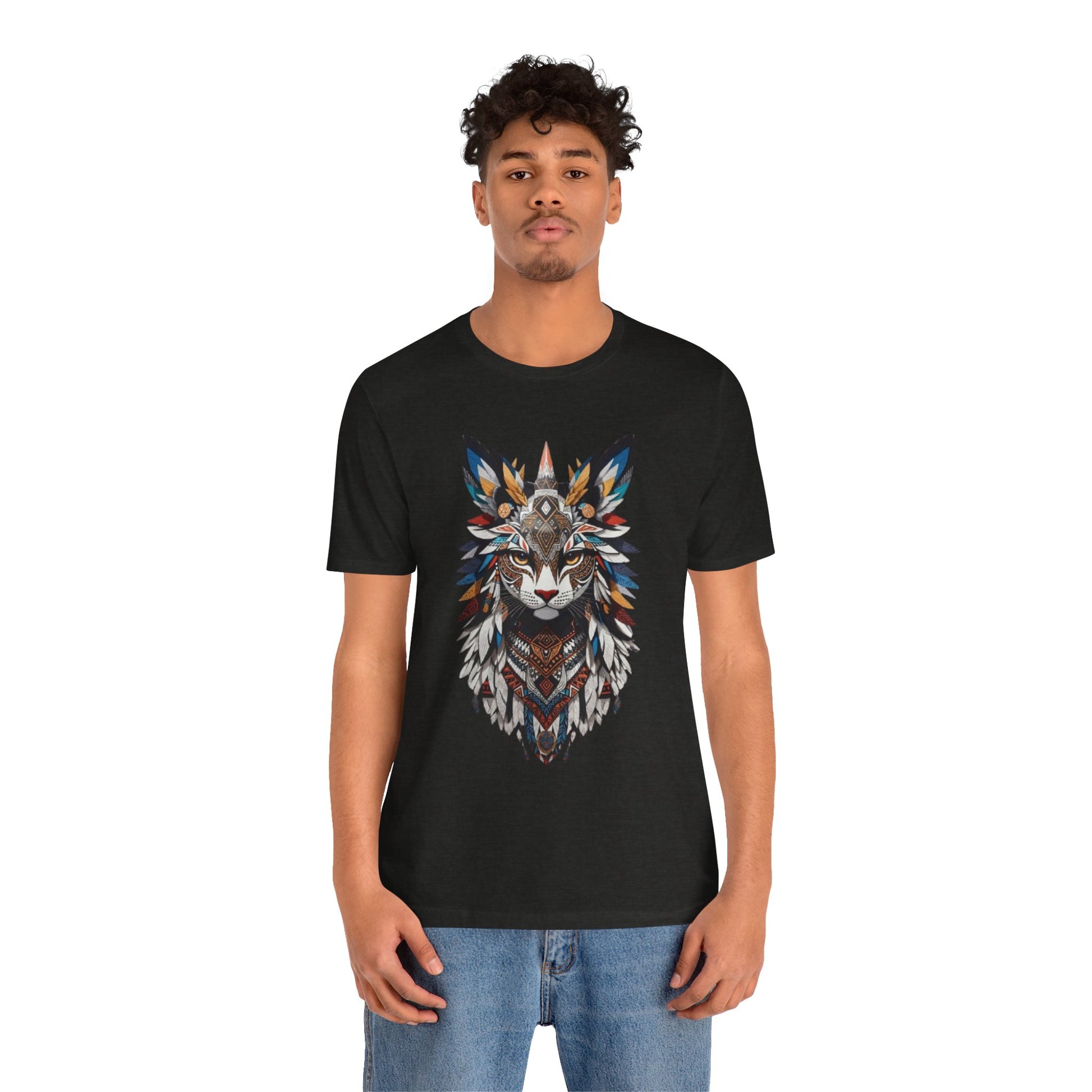 Boho Fox Graphic Tee, Unisex Tee for Nature Lovers, Animal Art Shirt, Eco-Friendly Apparel, Gift for Wildlife Enthusiasts