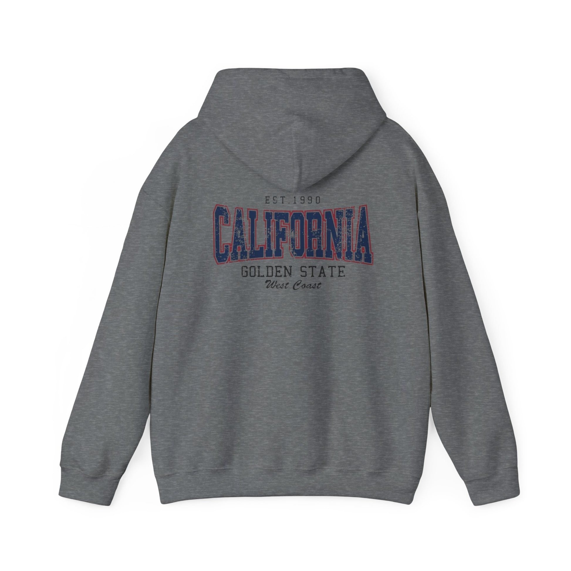 cool print California Unisex Heavy Blend™ Hoodie - Cozy Graphic Pullover for Casual Days, Gift for Friends & Family, Perfect for Holidays