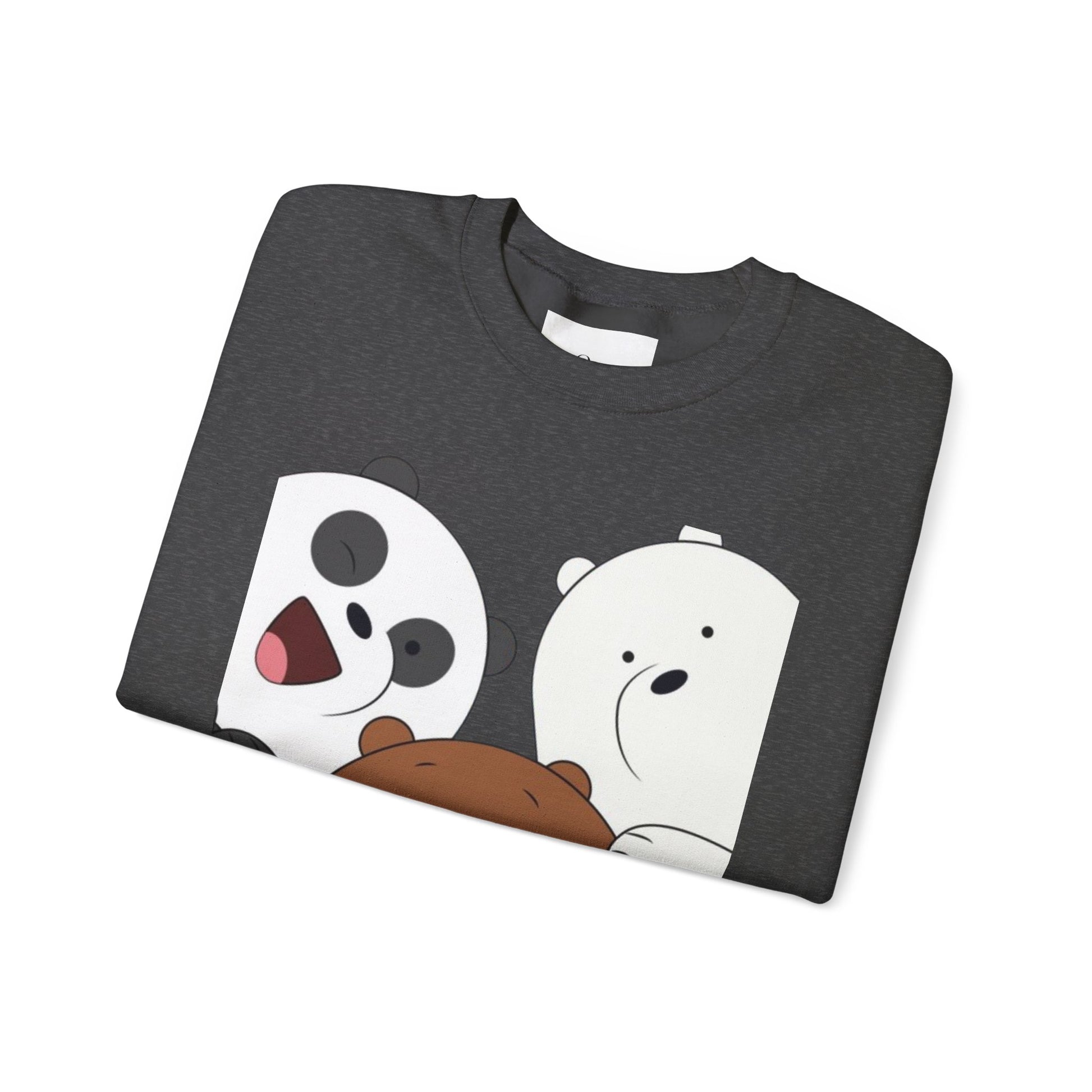 Cute Animal Friends Crewneck Sweatshirt, Cozy Sweatshirt, Gift for Animal Lovers, Funny Crewneck, Cute Cartoon Sweatshirt, Winter Fashion
