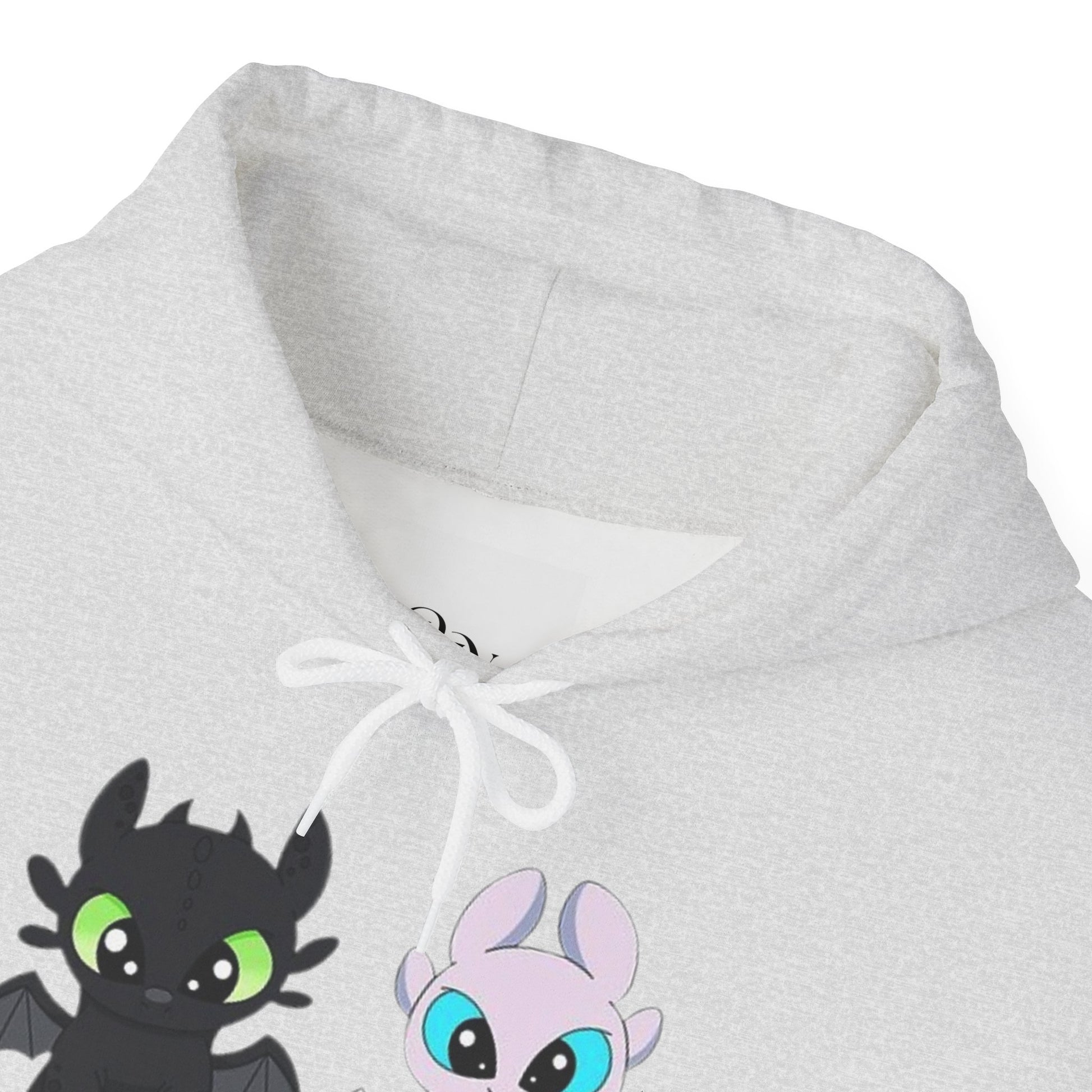 Cute Dragon & Monster Unisex Hoodie, Cozy Sweatshirt for Kids and Adults, Funny Gift for Halloween, Anime Lovers, Stylish Casual Wear