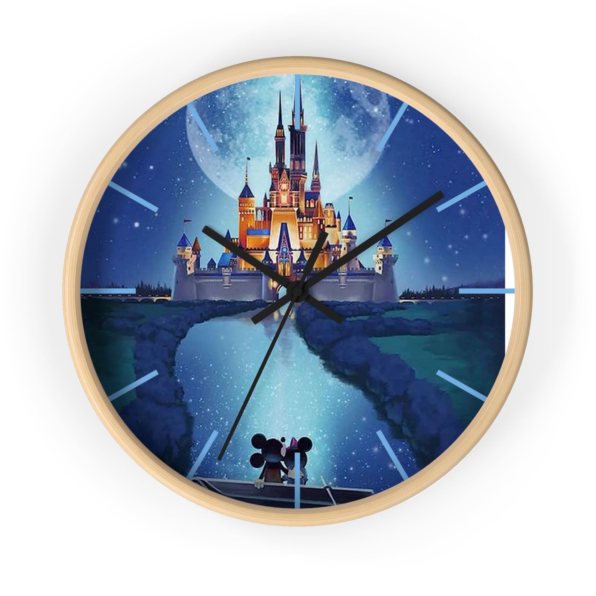 Whimsical Disney Castle Wall Clock, Magical Home Decor, Kids Room Clock, Gift for Disney Lovers, Fairytale Timepiece