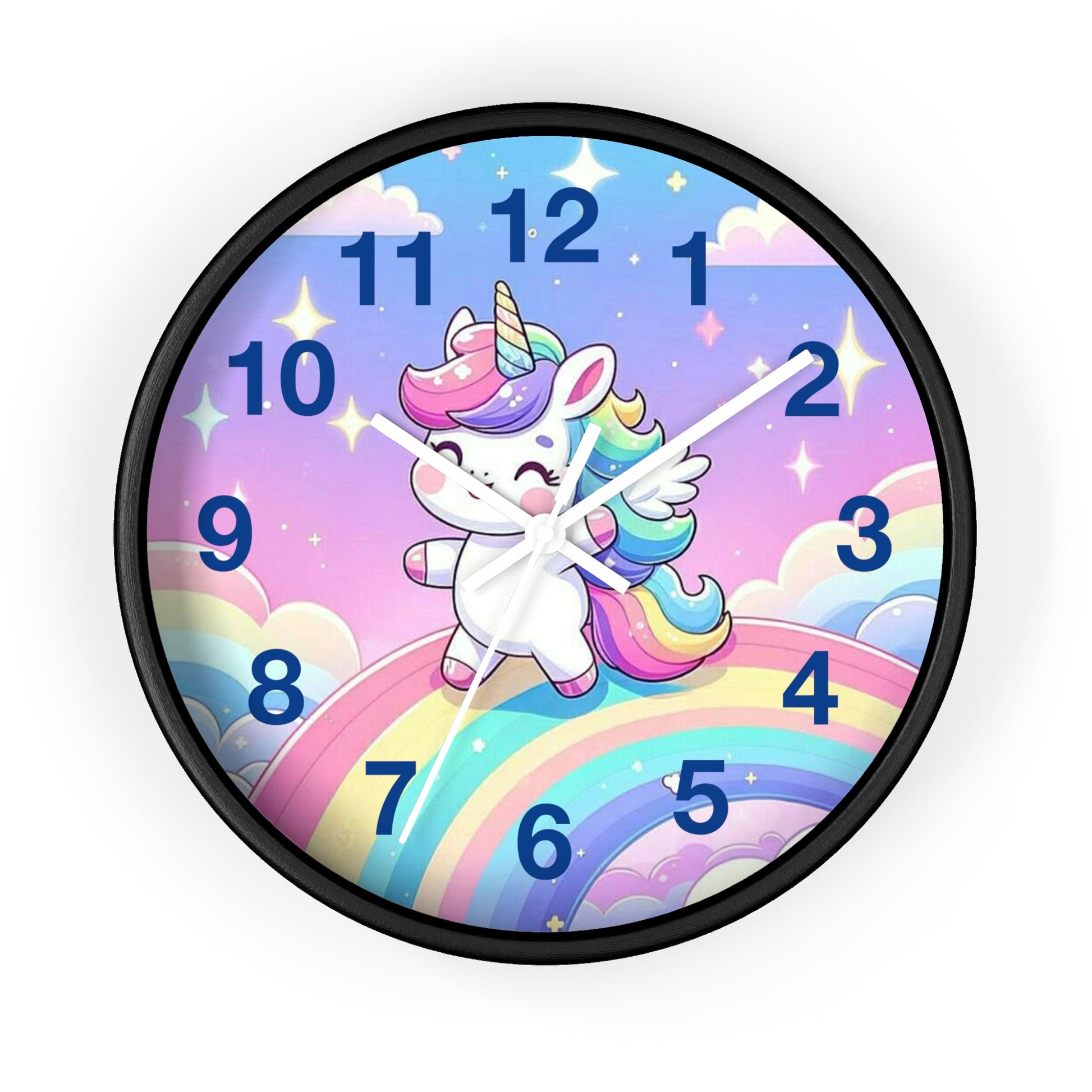 Whimsical Unicorn Wall Clock, Cute Home Decor, Gift for Kids, Fantasy Room Accent, Unicorn Lovers' Decor