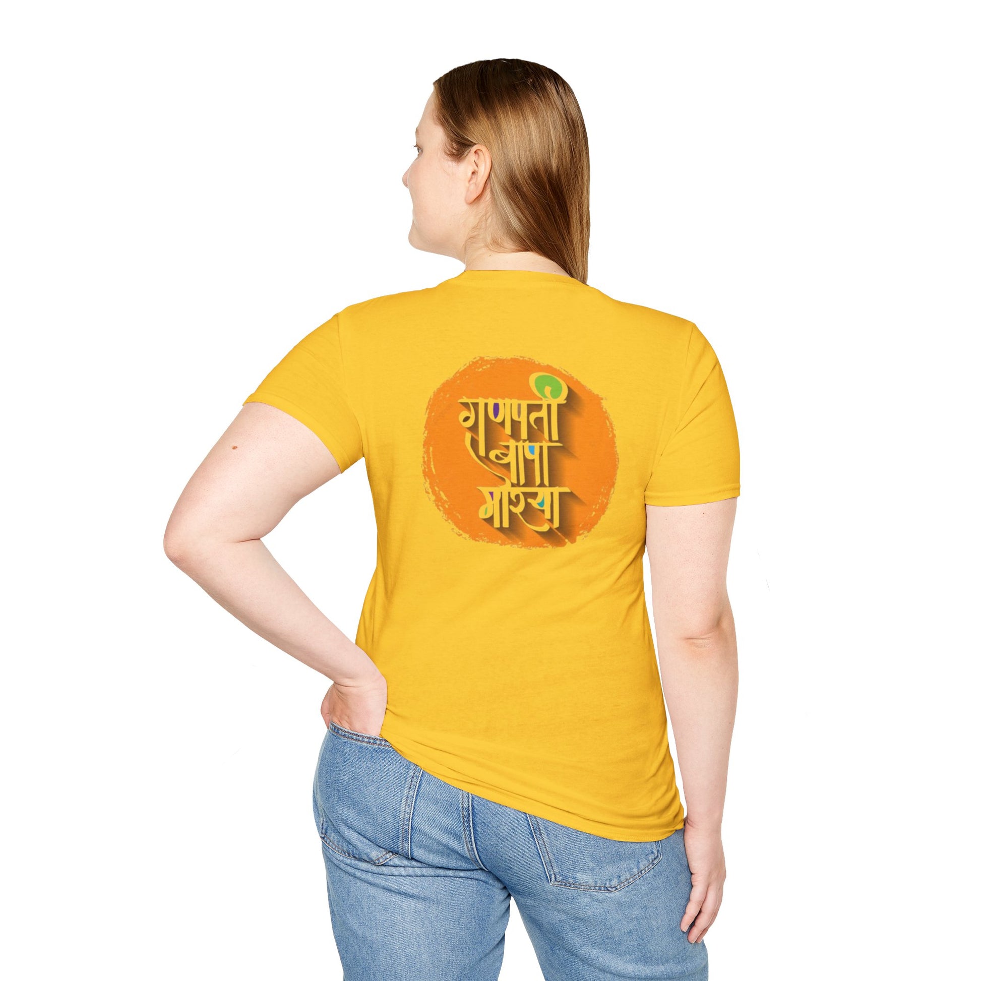 Ganesh T-Shirt, Spiritual Wear, Unisex Festival Apparel, Gifts for Ganesha Chaturthi, Eco-Friendly Fashion