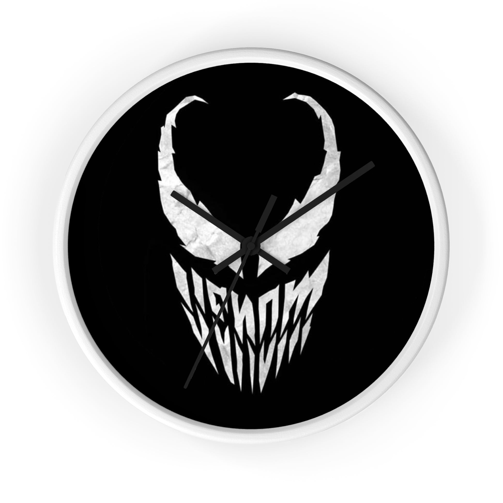 Venom-Inspired Wall Clock, Superhero Decor for Fans, Unique Gift for Comic Lovers, Modern Home Accent, Perfect for Gaming Rooms