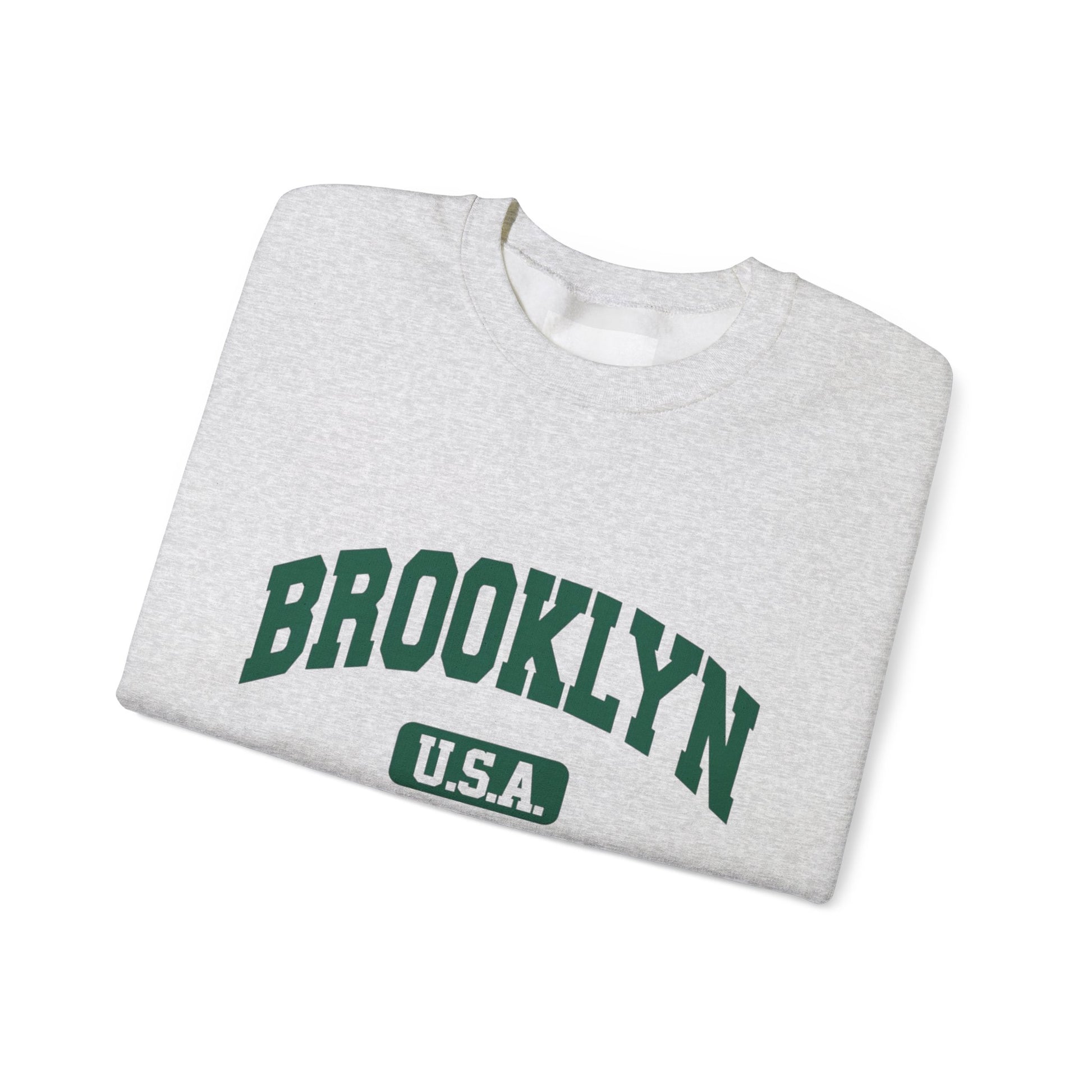 cool print Brooklyn Graphic Crewneck Sweatshirt, Cozy Unisex Sweatshirt, Casual Streetwear, Perfect Gift for Friends, Fall Layering Essential