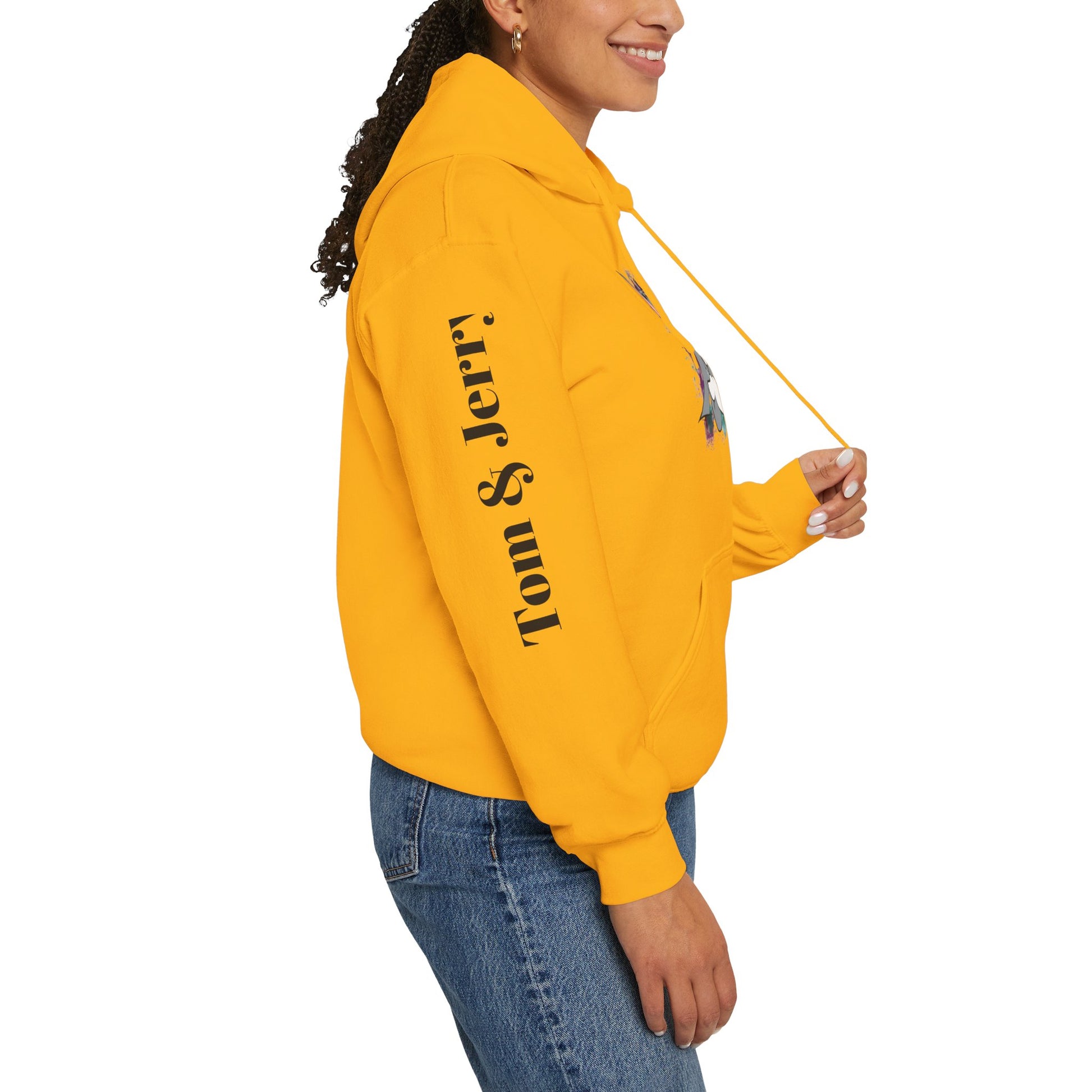 Tom and Jerry Unisex Hoodie - Vintage Cartoon Sweatshirt for Fans, Cozy Gift for Birthdays, Perfect for All Seasons, Casual Wear