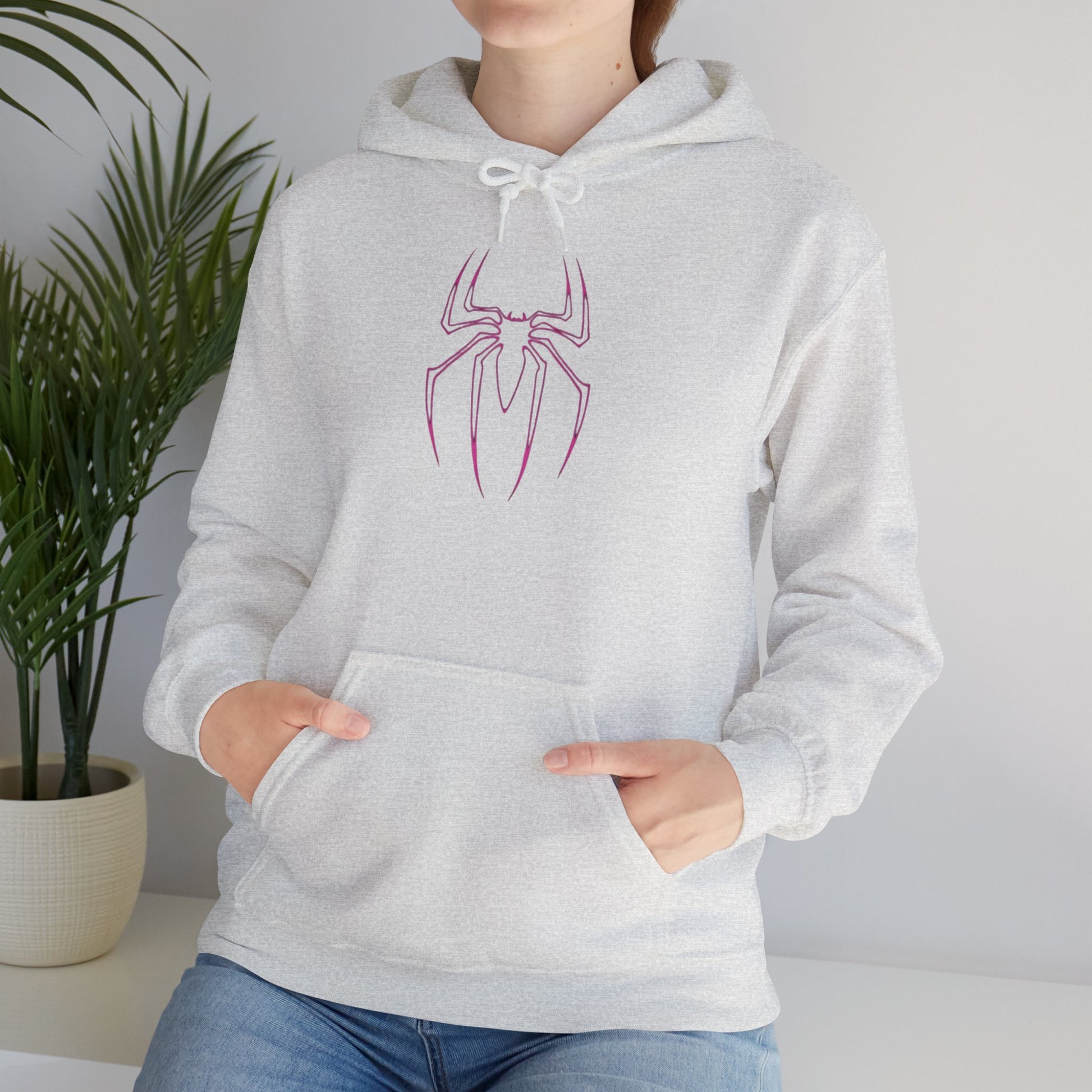 Spider-Inspired Unisex Hoodie for Fans, Stylish Graphic Sweatshirt, Perfect Gift for Comic Lovers, Cozy Casual Wear, Halloween Costume