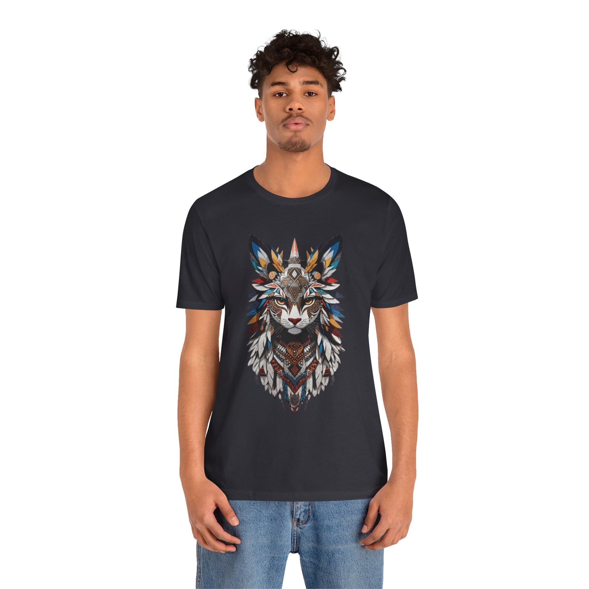 Boho Fox Graphic Tee, Unisex Tee for Nature Lovers, Animal Art Shirt, Eco-Friendly Apparel, Gift for Wildlife Enthusiasts