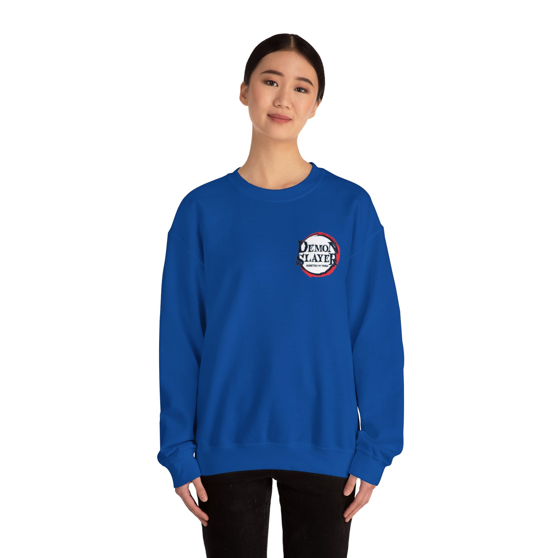 Demon Slayer Crewneck Sweatshirt, Cozy Anime Apparel, Unisex Sweater, Gift for Fans, Casual Pullover, Holiday and Birthday Present