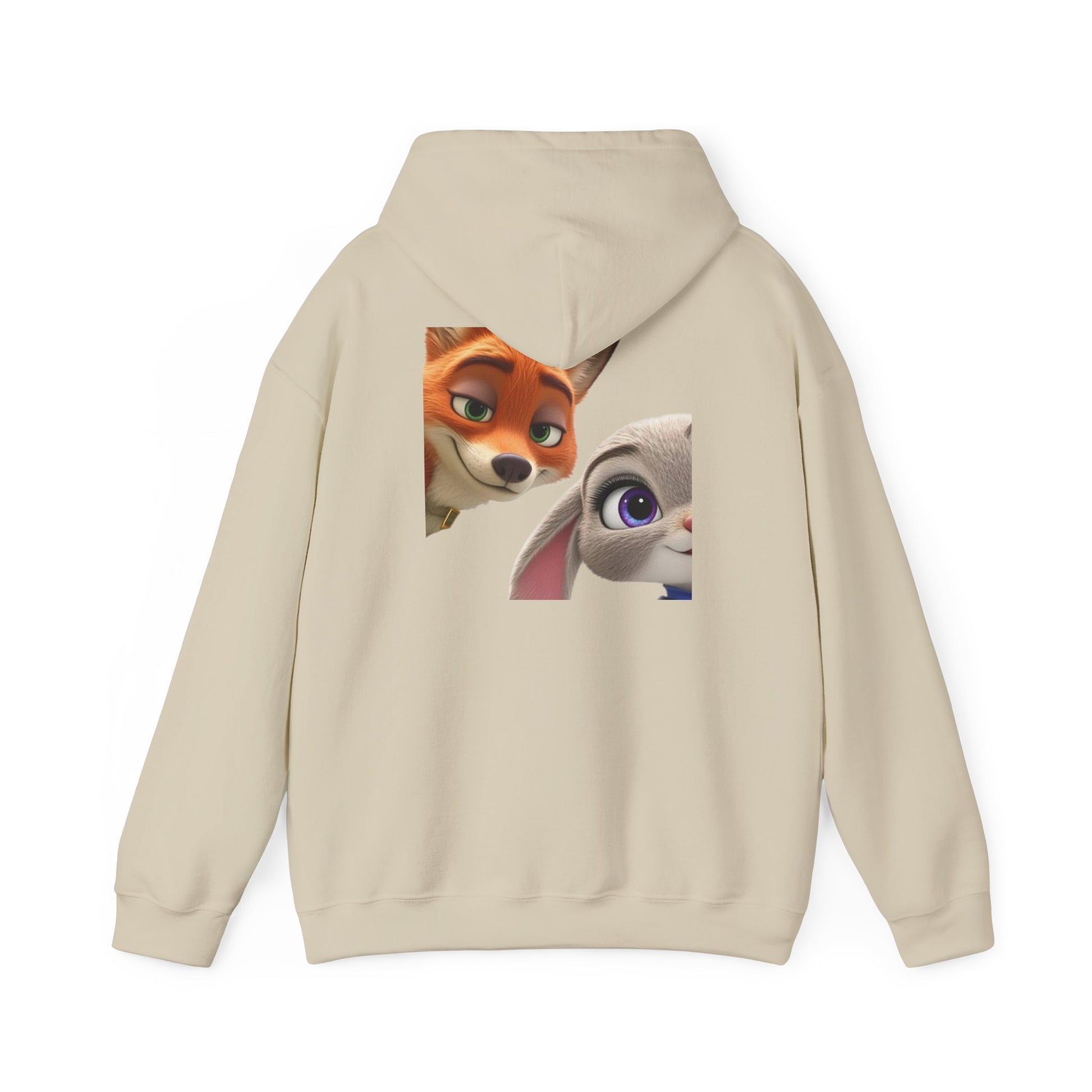 Cozy Animal Friends Hoodie, Cute Animal Sweatshirt, Unisex Graphic Sweatshirt, Perfect Gift for Animal Lovers, Fun Layering Piece