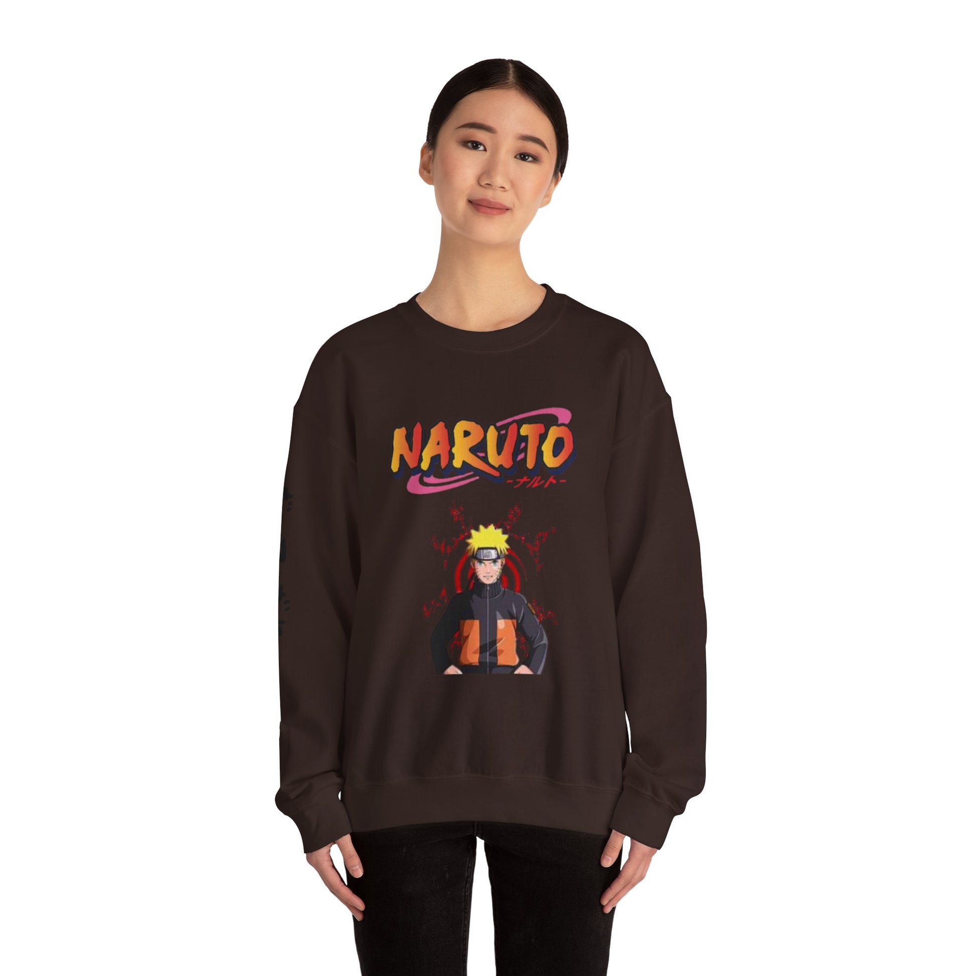 Naruto Inspired Unisex Crewneck Sweatshirt, Anime Apparel, Gift for Fans, Cozy Fashion, Streetwear, Casual Style