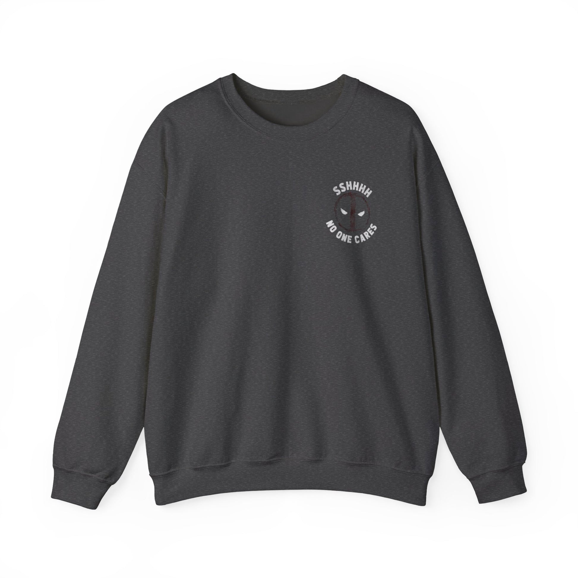 DEADPOOL Humorous Unisex Sweatshirt, Cozy Crewneck, Gift for Friends, Casual Wear, Fun Statement Sweatshirt