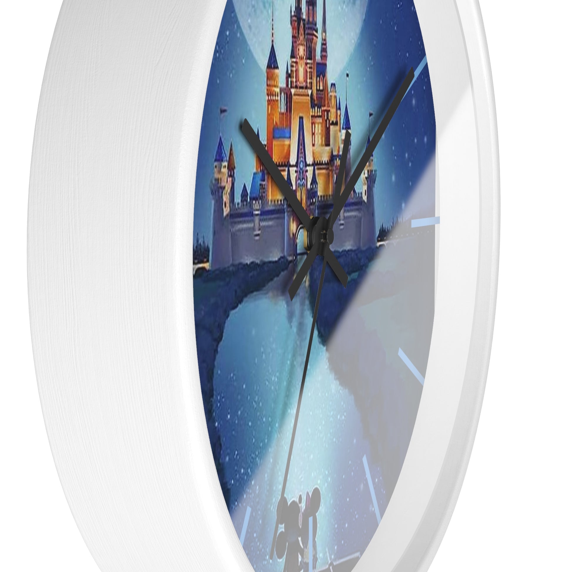 Whimsical Disney Castle Wall Clock, Magical Home Decor, Kids Room Clock, Gift for Disney Lovers, Fairytale Timepiece