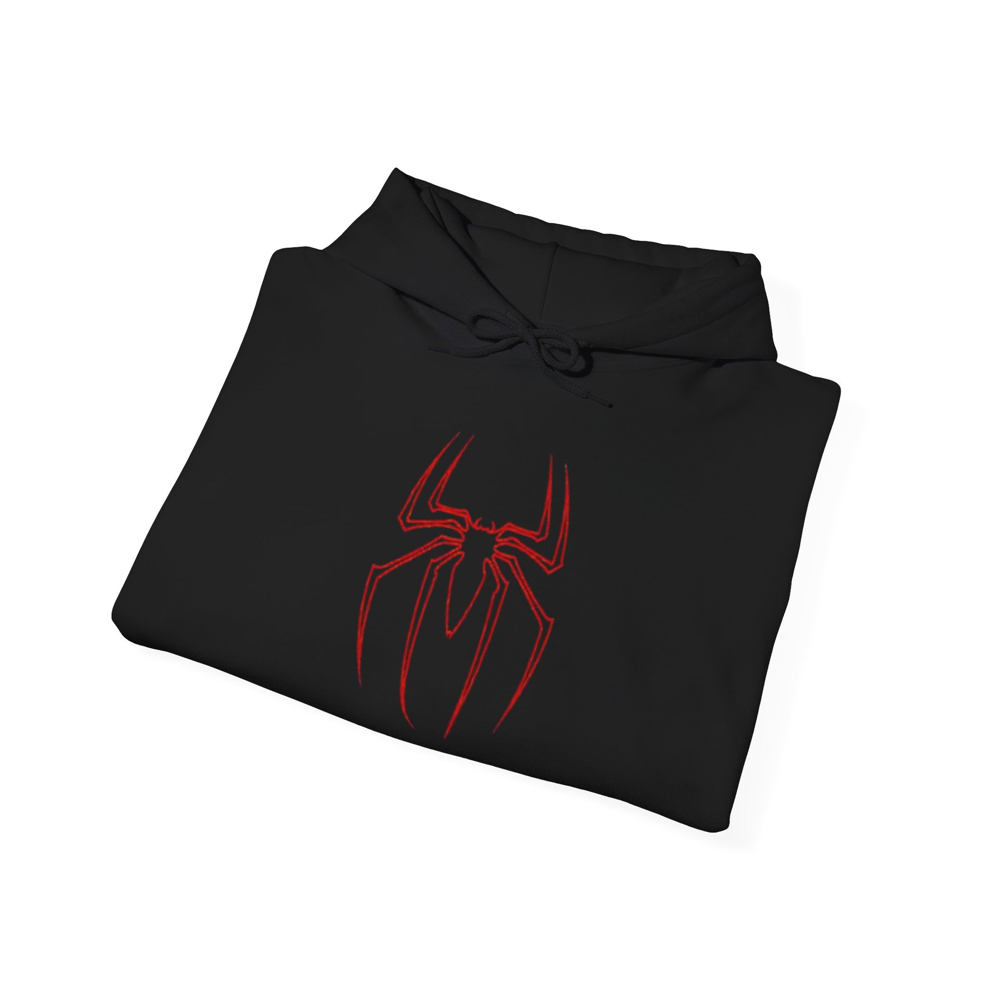 Spider-Man Inspired Heavy Blend Hoodie for Fans, Graphic Sweatshirt for Comic Lovers, Unisex Movie Apparel, Gift Idea for Birthdays, Cosplay