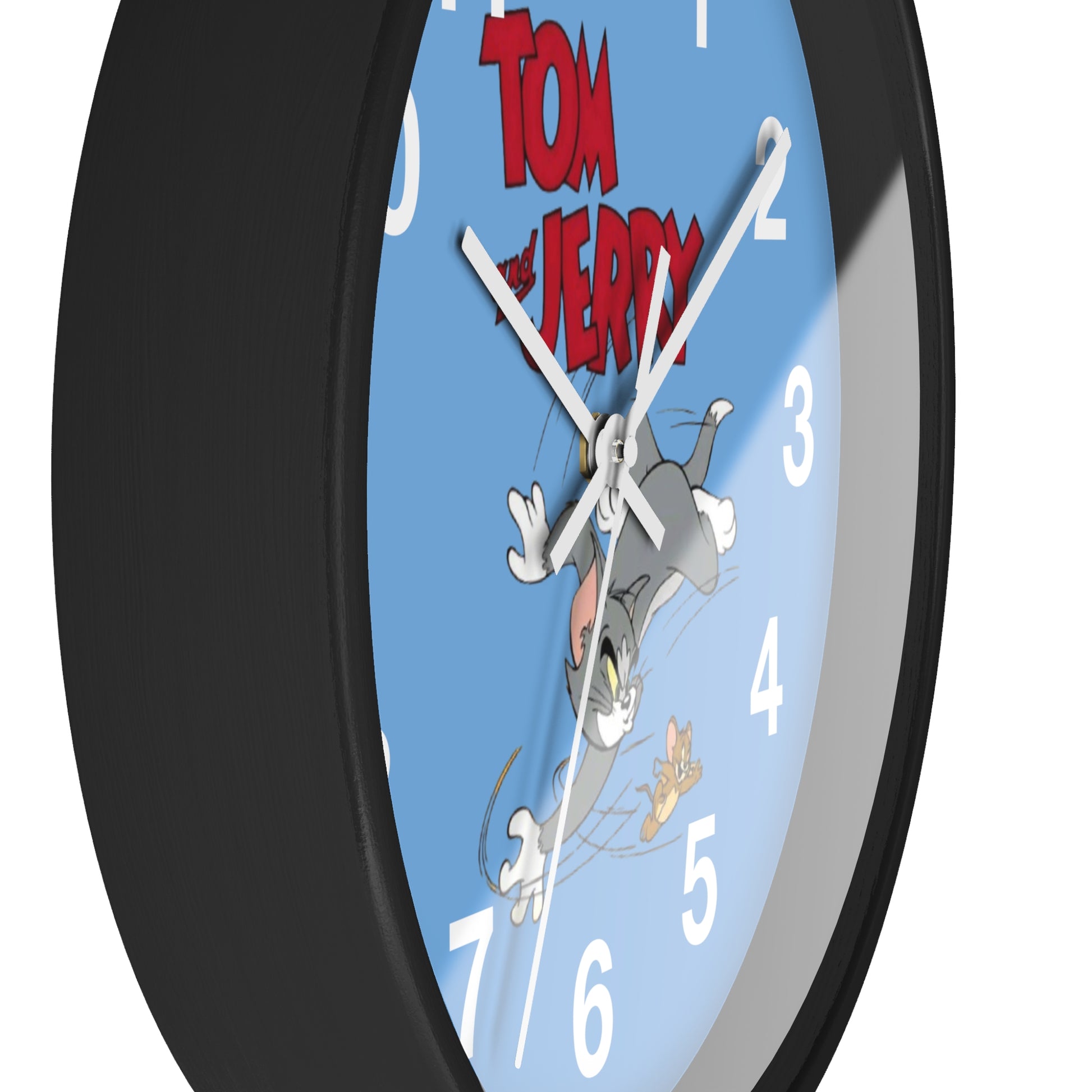 Tom and Jerry Wall Clock, Cartoon Clock, Retro Decor, Kids Room Accessories, Unique Gift, Home Office Wall Art