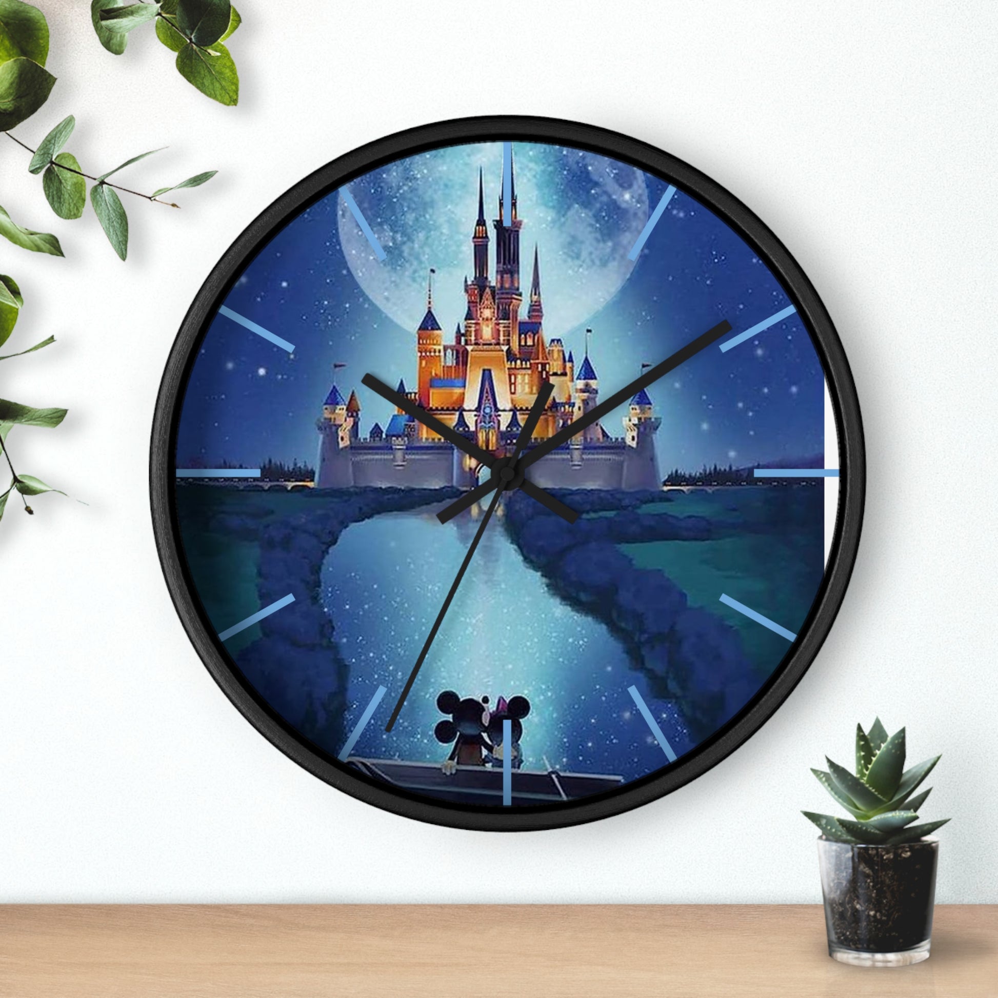 Whimsical Disney Castle Wall Clock, Magical Home Decor, Kids Room Clock, Gift for Disney Lovers, Fairytale Timepiece