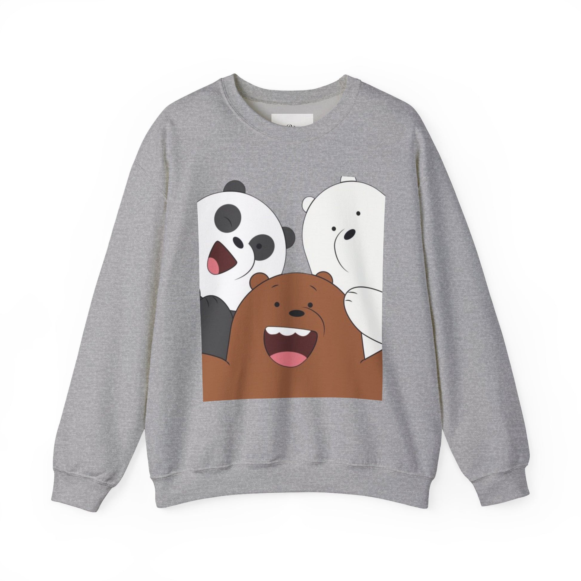 Cute Animal Friends Crewneck Sweatshirt, Cozy Sweatshirt, Gift for Animal Lovers, Funny Crewneck, Cute Cartoon Sweatshirt, Winter Fashion