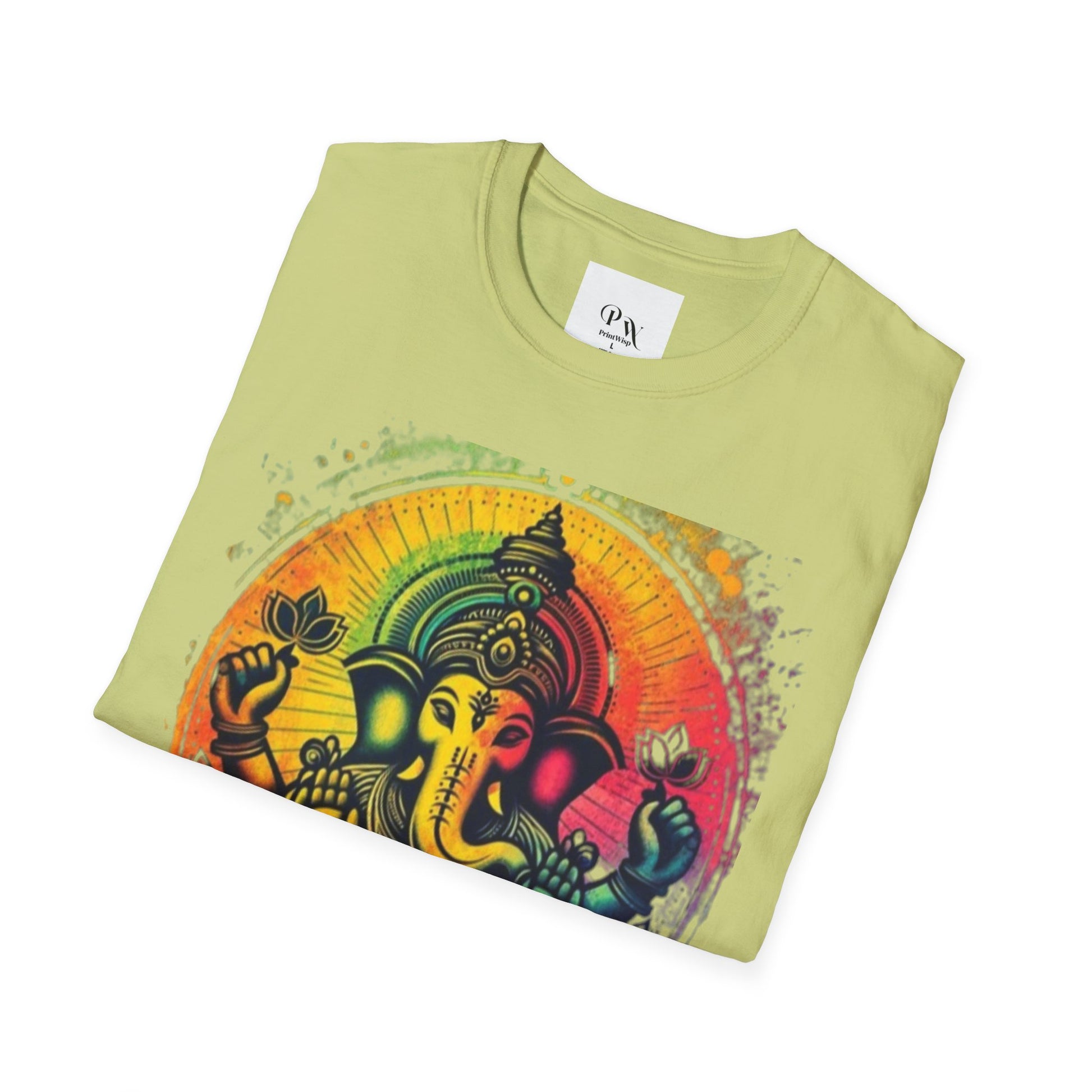 Ganesh T-Shirt, Spiritual Tee, Festival Apparel, Hindu Gifts, Artistic Shirt, Unique Clothing. Can also order in Bulk