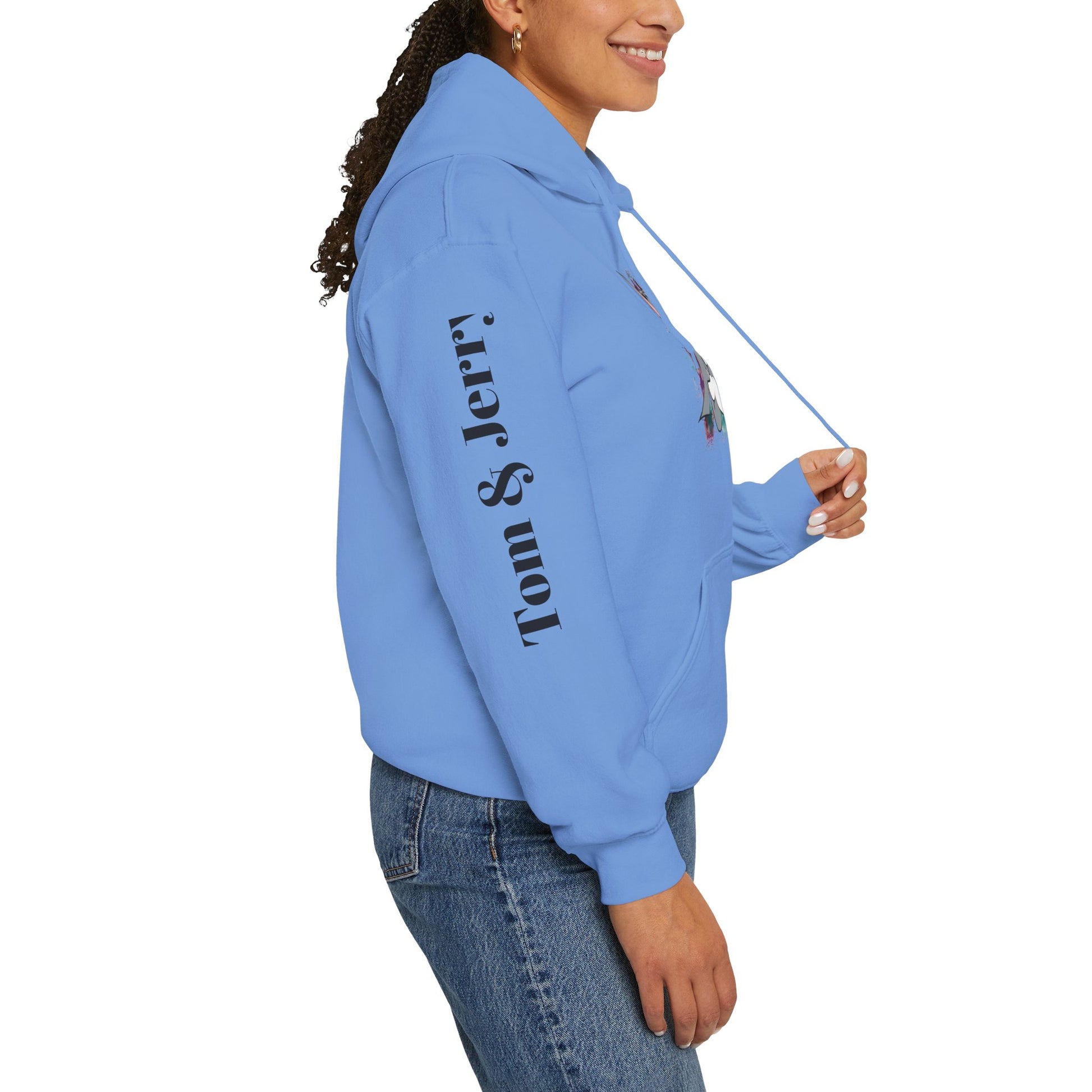 Tom and Jerry Unisex Hoodie - Vintage Cartoon Sweatshirt for Fans, Cozy Gift for Birthdays, Perfect for All Seasons, Casual Wear