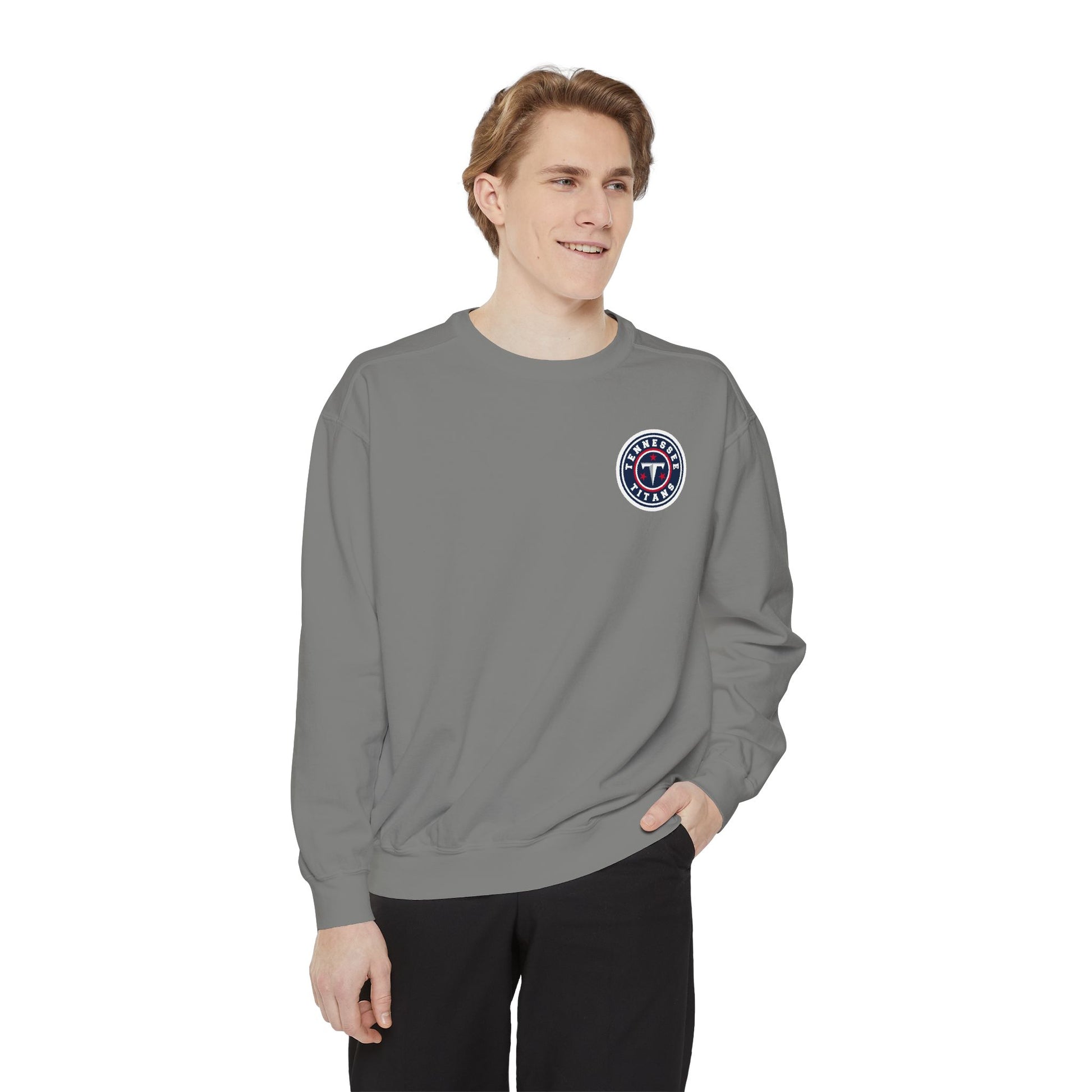 DC Titans Graphic Unisex Sweatshirt, Cozy Sweatshirt for Fans, Perfect Gift for Birthdays, Comfy Spring Fashion, Casual Layering Piece