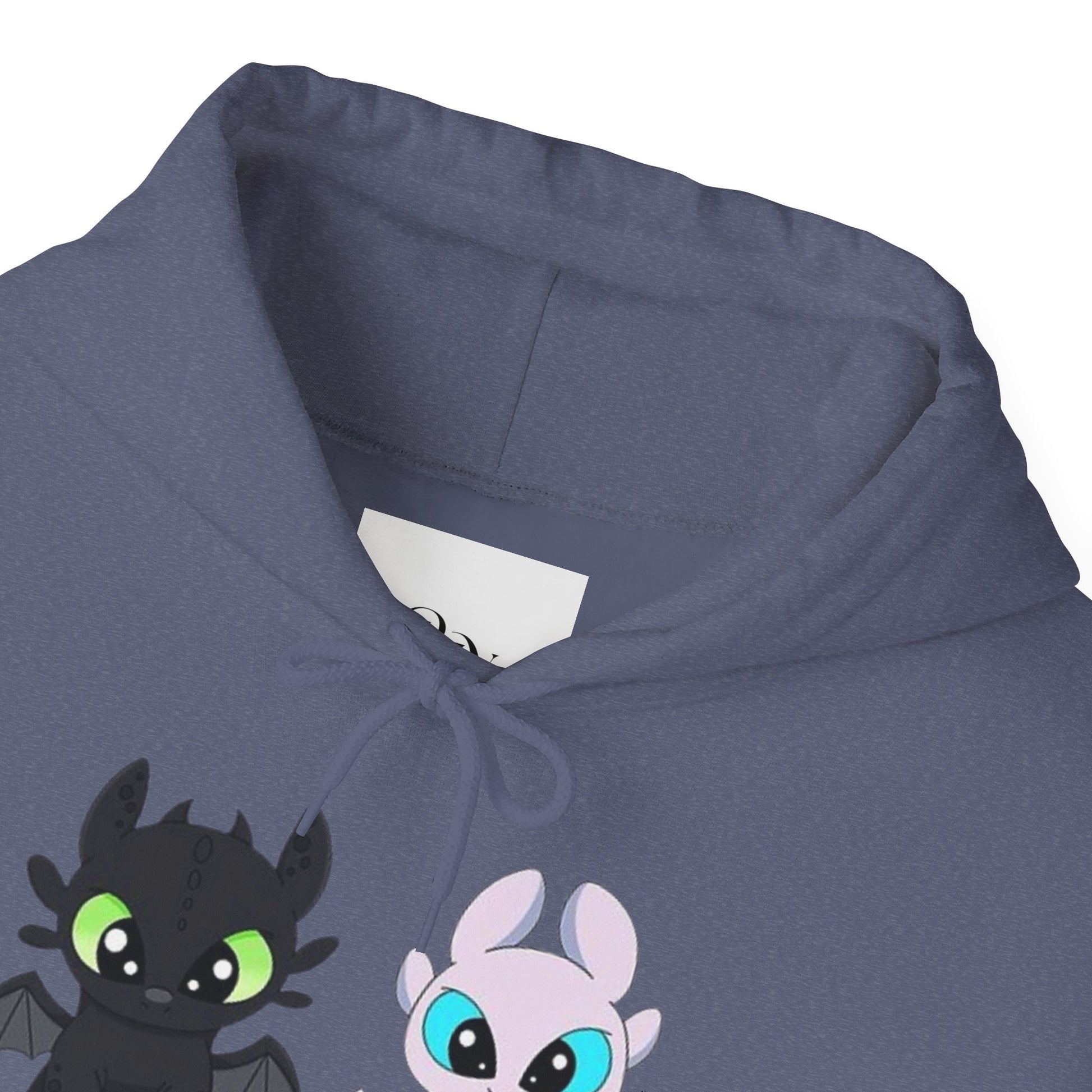 Cute Dragon & Monster Unisex Hoodie, Cozy Sweatshirt for Kids and Adults, Funny Gift for Halloween, Anime Lovers, Stylish Casual Wear