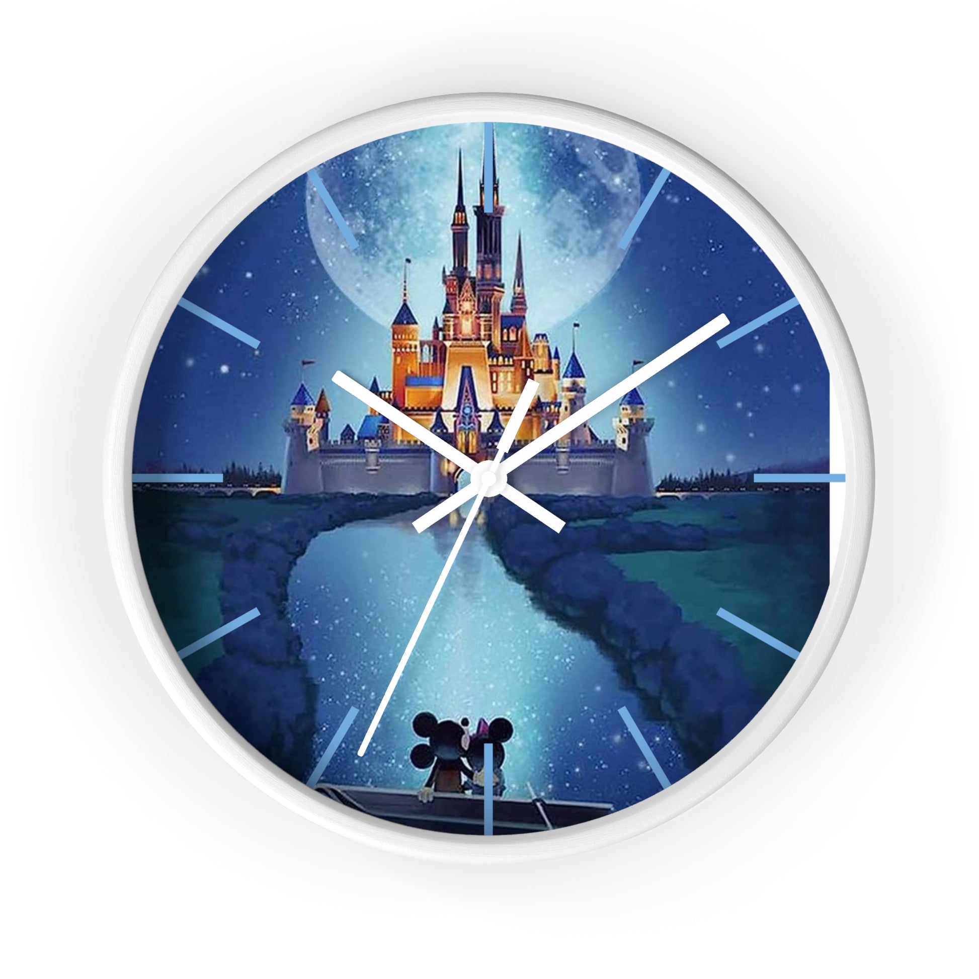 Whimsical Disney Castle Wall Clock, Magical Home Decor, Kids Room Clock, Gift for Disney Lovers, Fairytale Timepiece