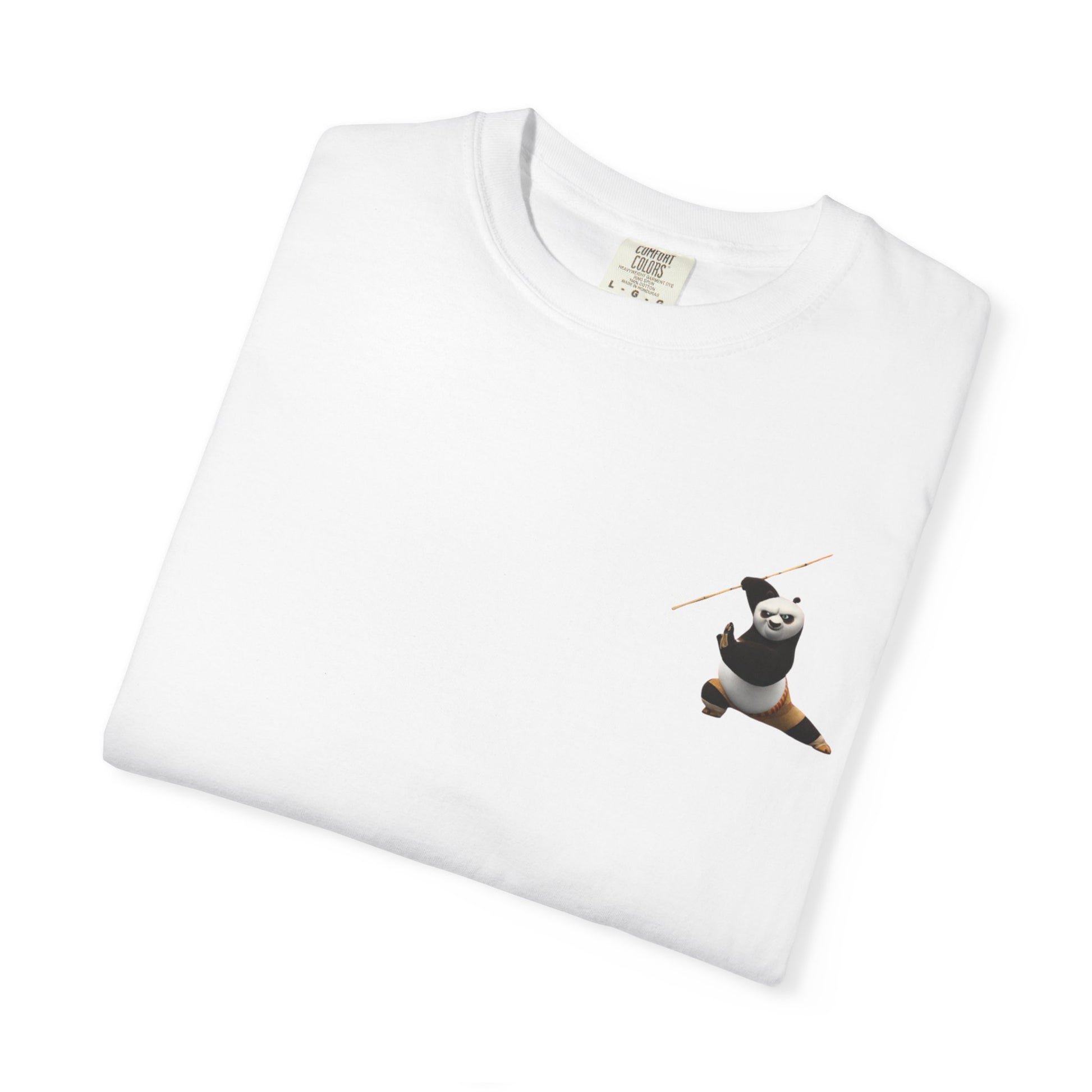 Kung Fu Panda Unisex Garment-Dyed T-Shirt, Cute Panda Tee, Movie Merchandise, Casual Wear, Gift for Fans