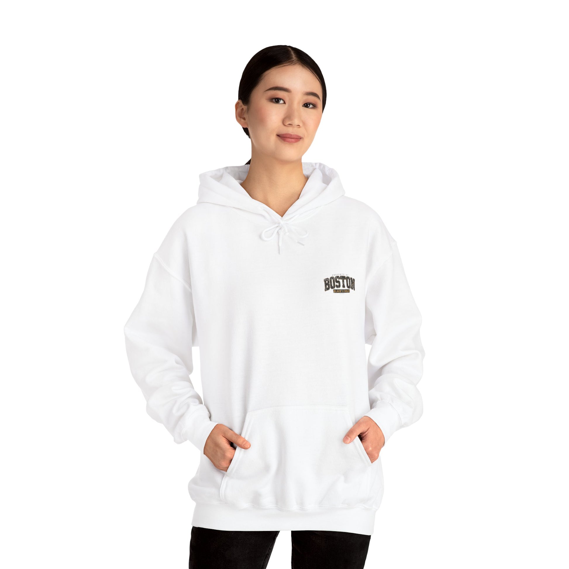 cool print Stylish Boston Hoodie, Cozy Sweatshirt for All Seasons, Unisex Streetwear, Perfect Gift for Boston Fans, Casual Layering Essential