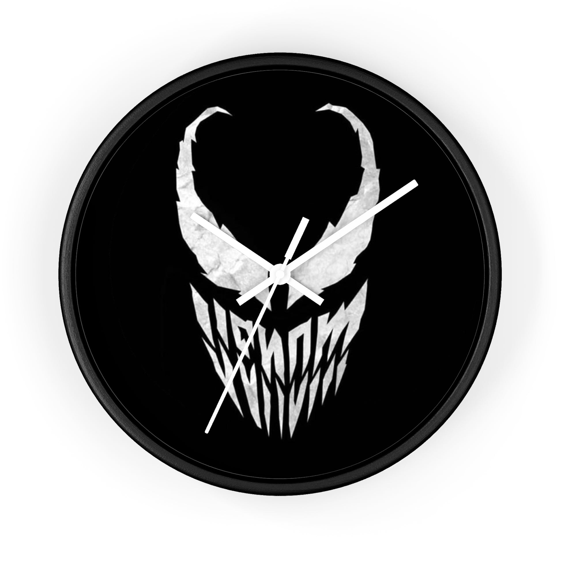 Venom-Inspired Wall Clock, Superhero Decor for Fans, Unique Gift for Comic Lovers, Modern Home Accent, Perfect for Gaming Rooms