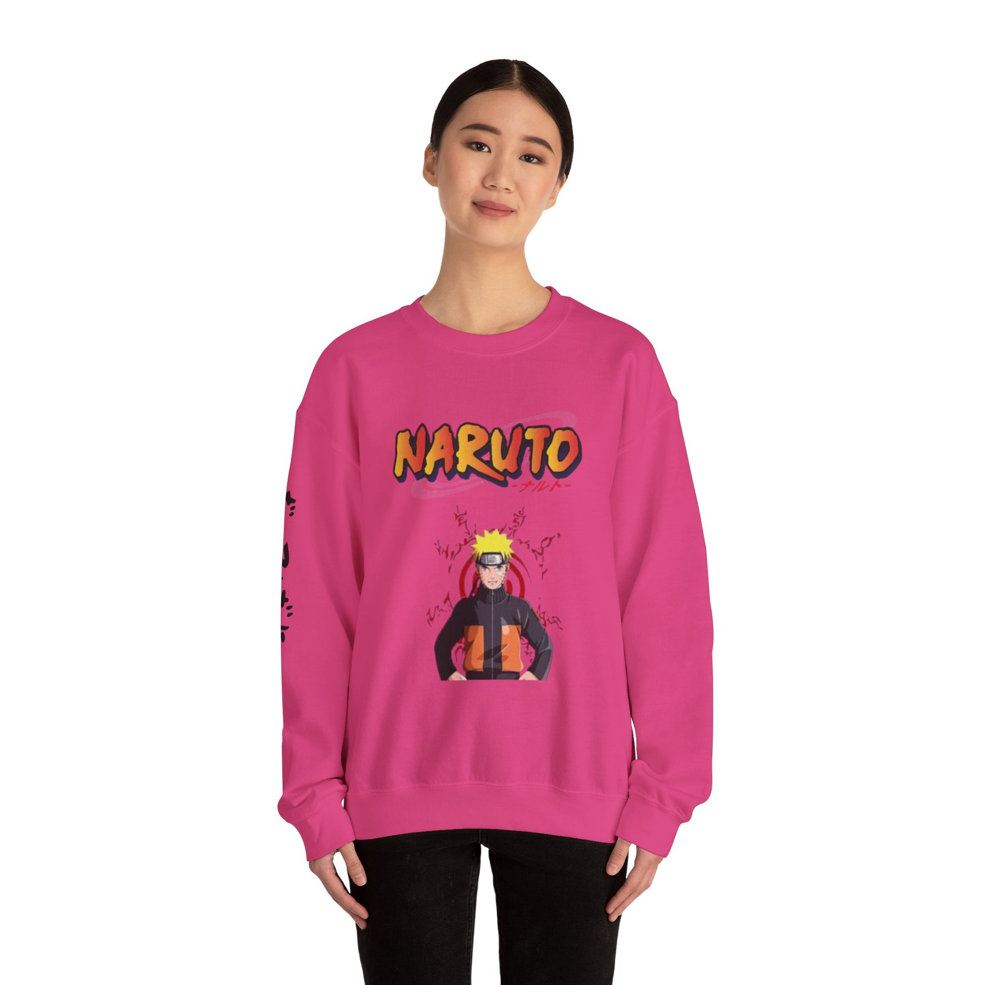 Naruto Inspired Unisex Crewneck Sweatshirt, Anime Apparel, Gift for Fans, Cozy Fashion, Streetwear, Casual Style