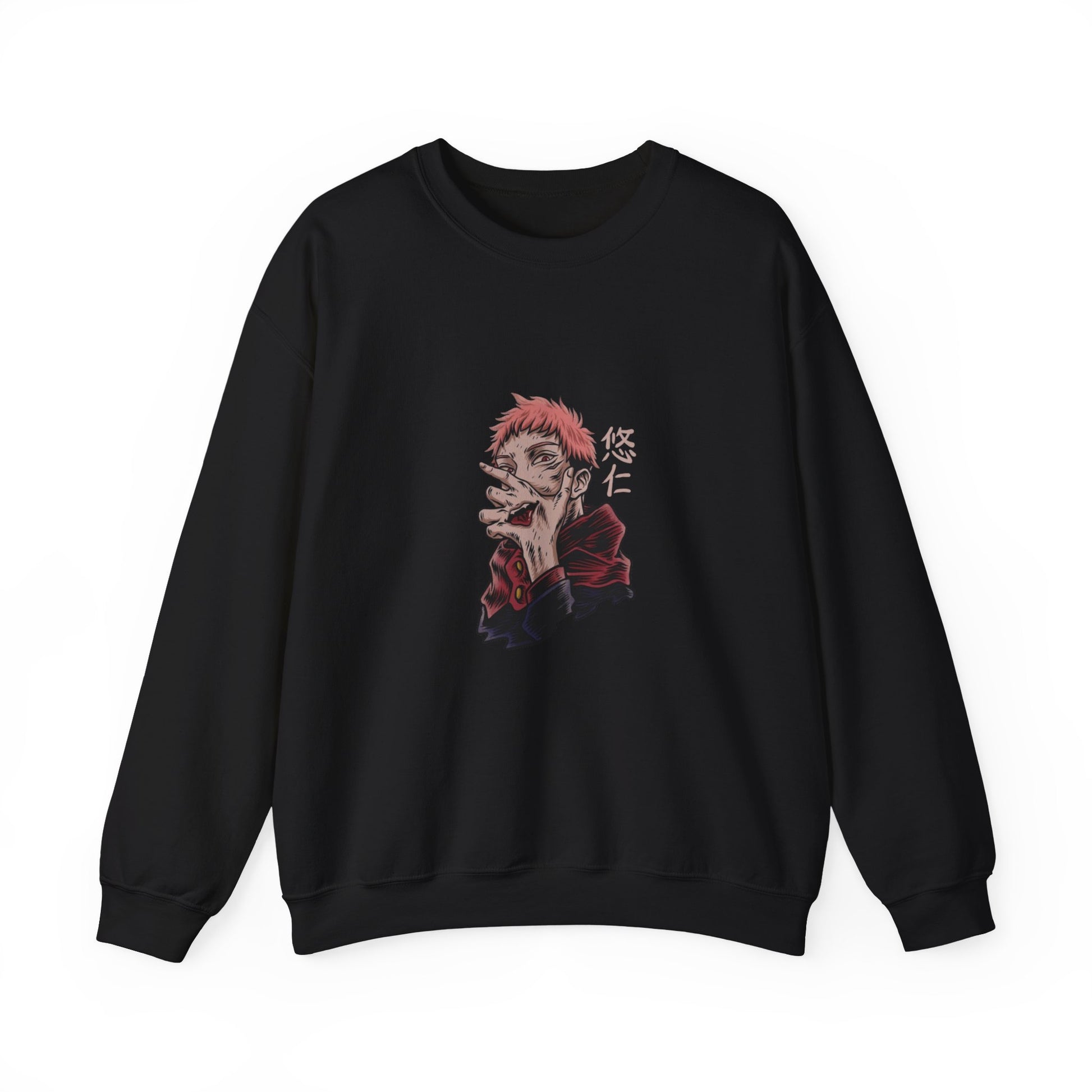 JUJUTSU KAISEN Artistic Unisex Crewneck Sweatshirt, Cozy Streetwear, Graphic Apparel, Gift for Anime Fans, Casual Style, Unique Fashion