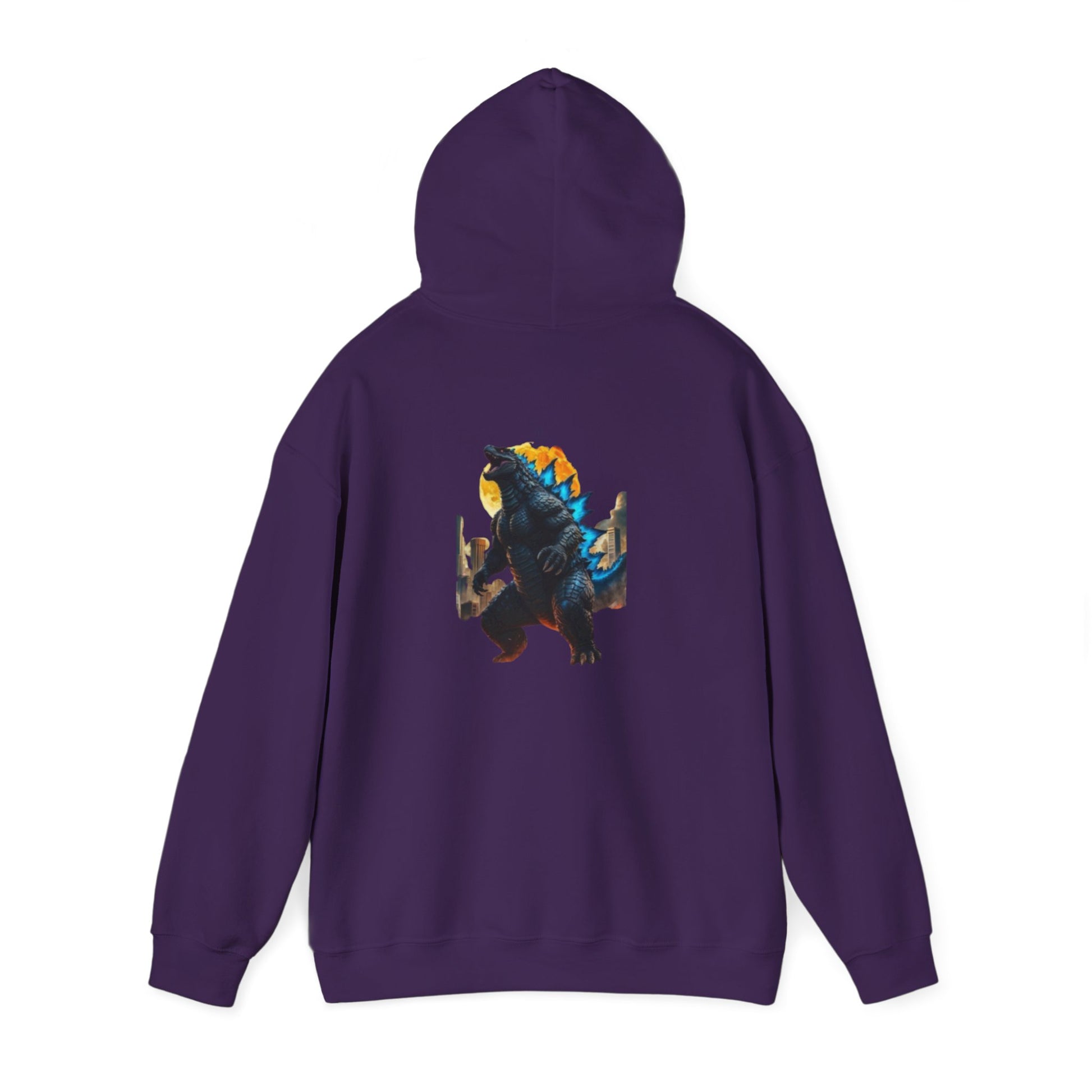 GODZILLA Unisex Heavy Blend Hooded Sweatshirt, Movie Merchandise, Geek Fashion, Comfort Wear, Gift for Fan