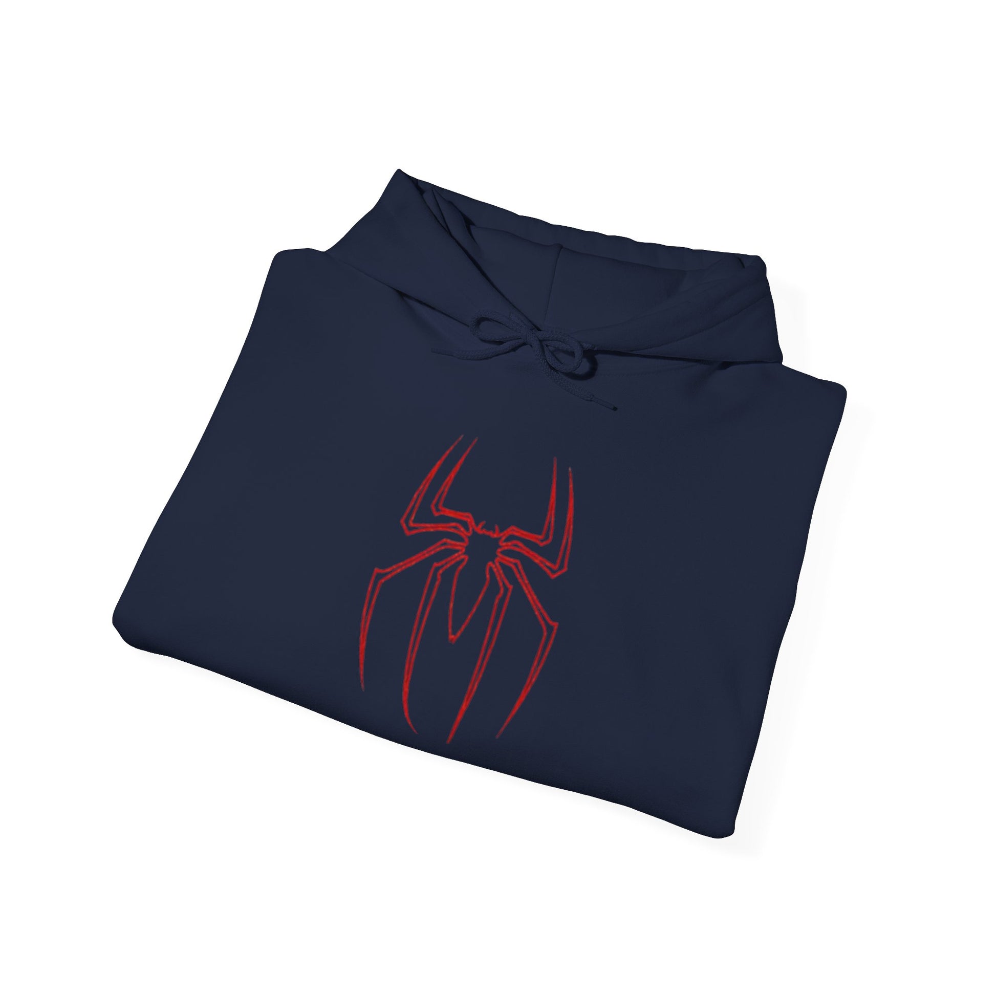 Spider-Man Inspired Heavy Blend Hoodie for Fans, Graphic Sweatshirt for Comic Lovers, Unisex Movie Apparel, Gift Idea for Birthdays, Cosplay