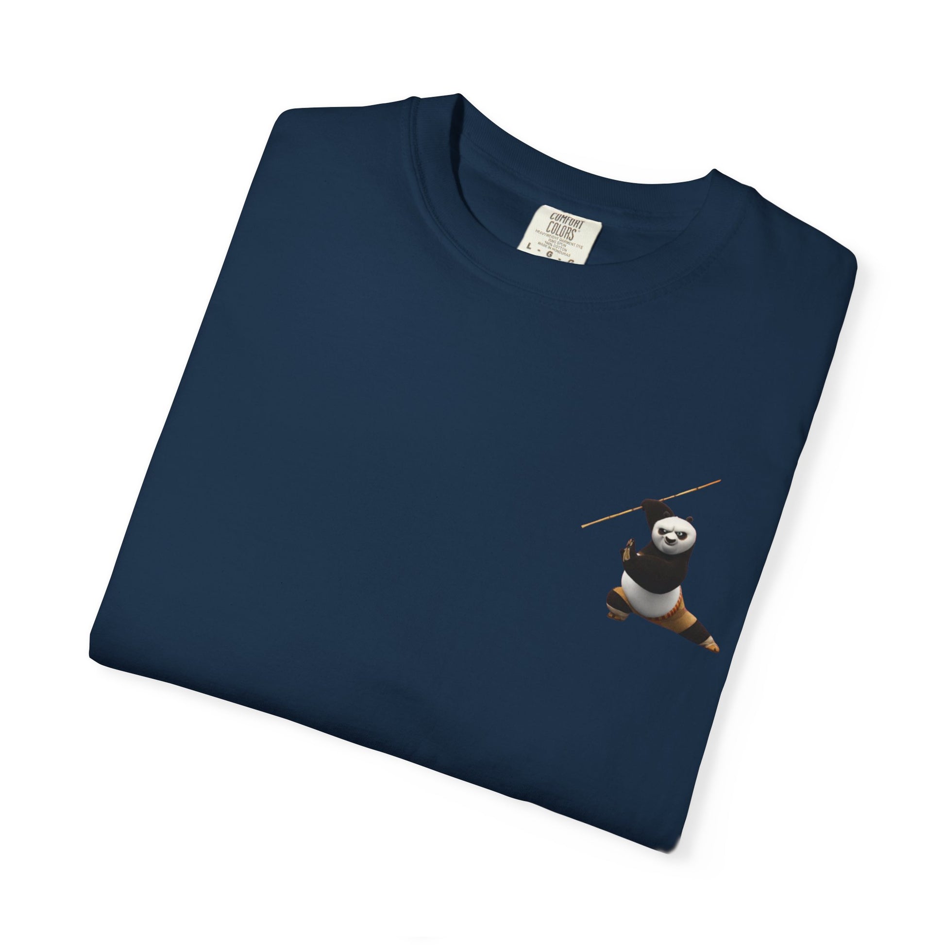 Kung Fu Panda Unisex Garment-Dyed T-Shirt, Cute Panda Tee, Movie Merchandise, Casual Wear, Gift for Fans